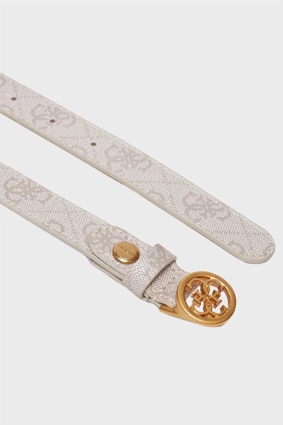 Guess Noelle 4G Logolu BW9161P4320 Bayan Kemer BW9161 P4320 DVL EKRU - 5