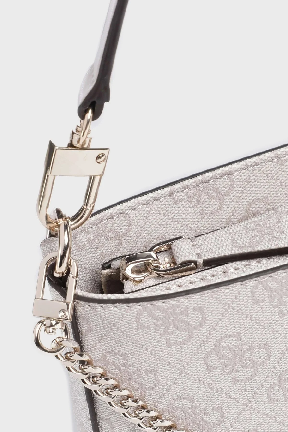 Guess Noelle 4G Logolu Çıkarılabilir Askılı HWBD7879720 Bayan Çanta HWBD78 79720 DVL EKRU - 8