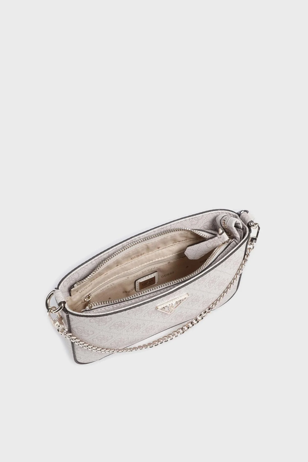 Guess Noelle 4G Logolu Çıkarılabilir Askılı HWBD7879720 Bayan Çanta HWBD78 79720 DVL EKRU - 9