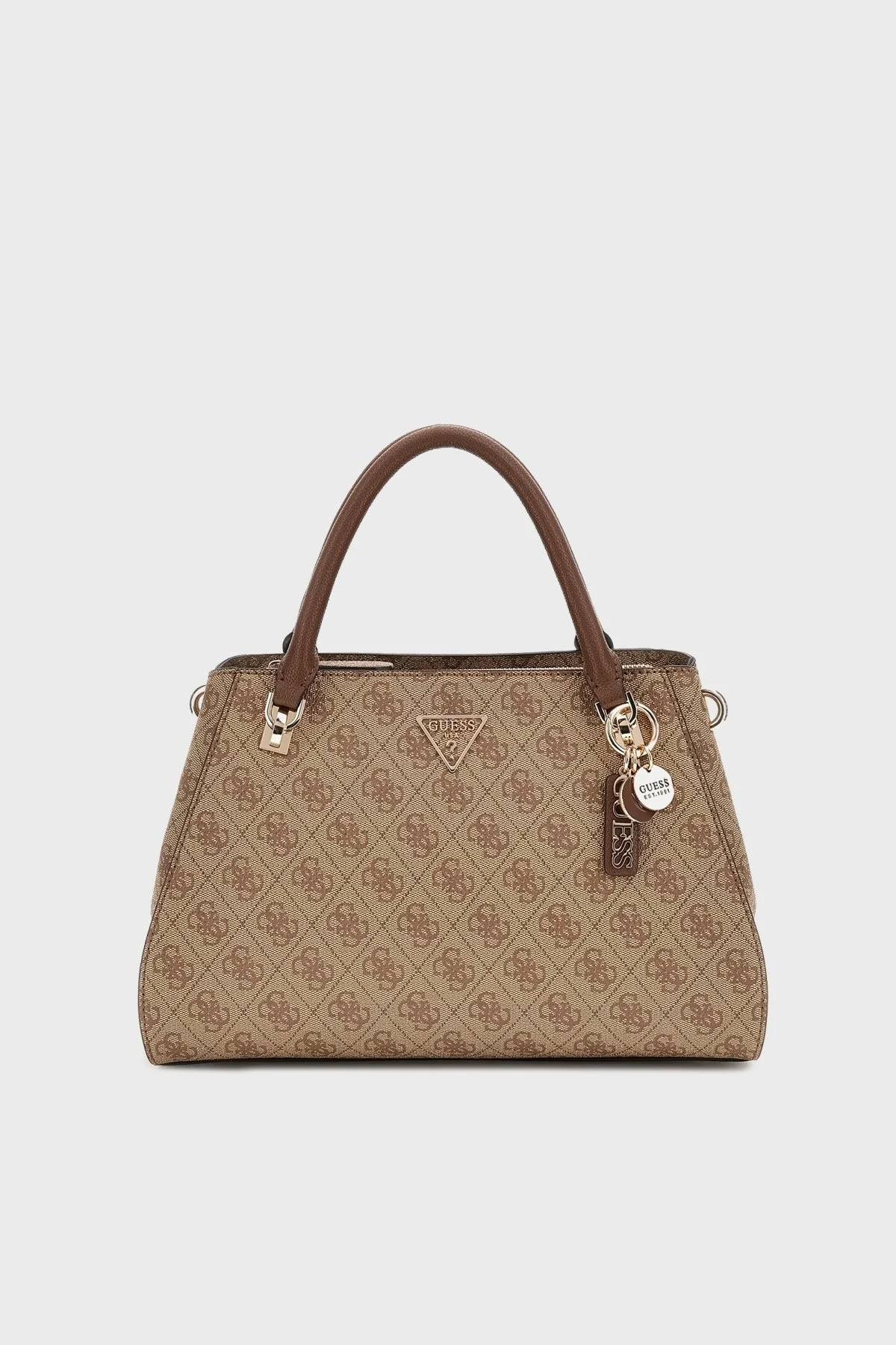 Guess Noelle 4G Logolu Çıkarılabilir Askılı HWBG7879070 Bayan Çanta HWBG78 79070 LGW KAHVE - 6