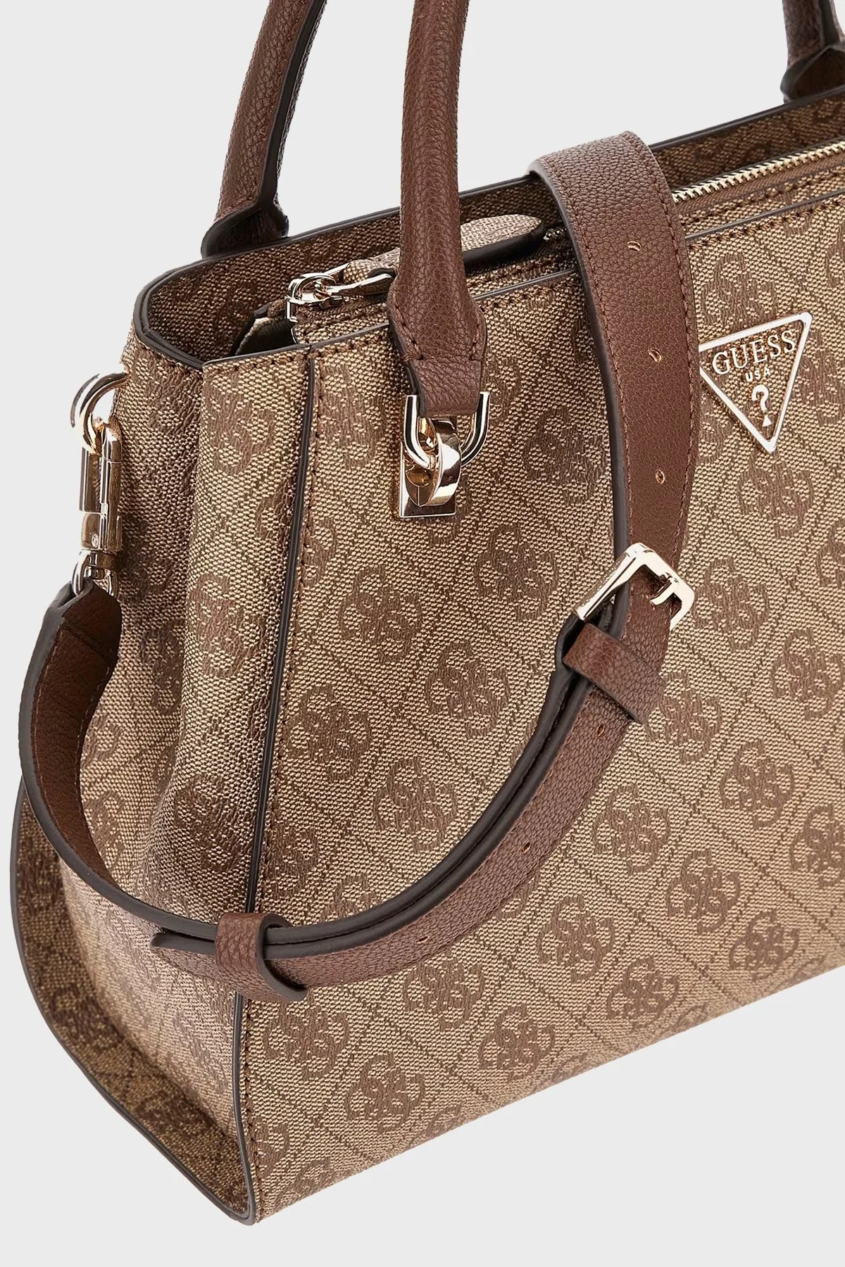 Guess Noelle 4G Logolu Çıkarılabilir Askılı HWBG7879070 Bayan Çanta HWBG78 79070 LGW KAHVE - 10