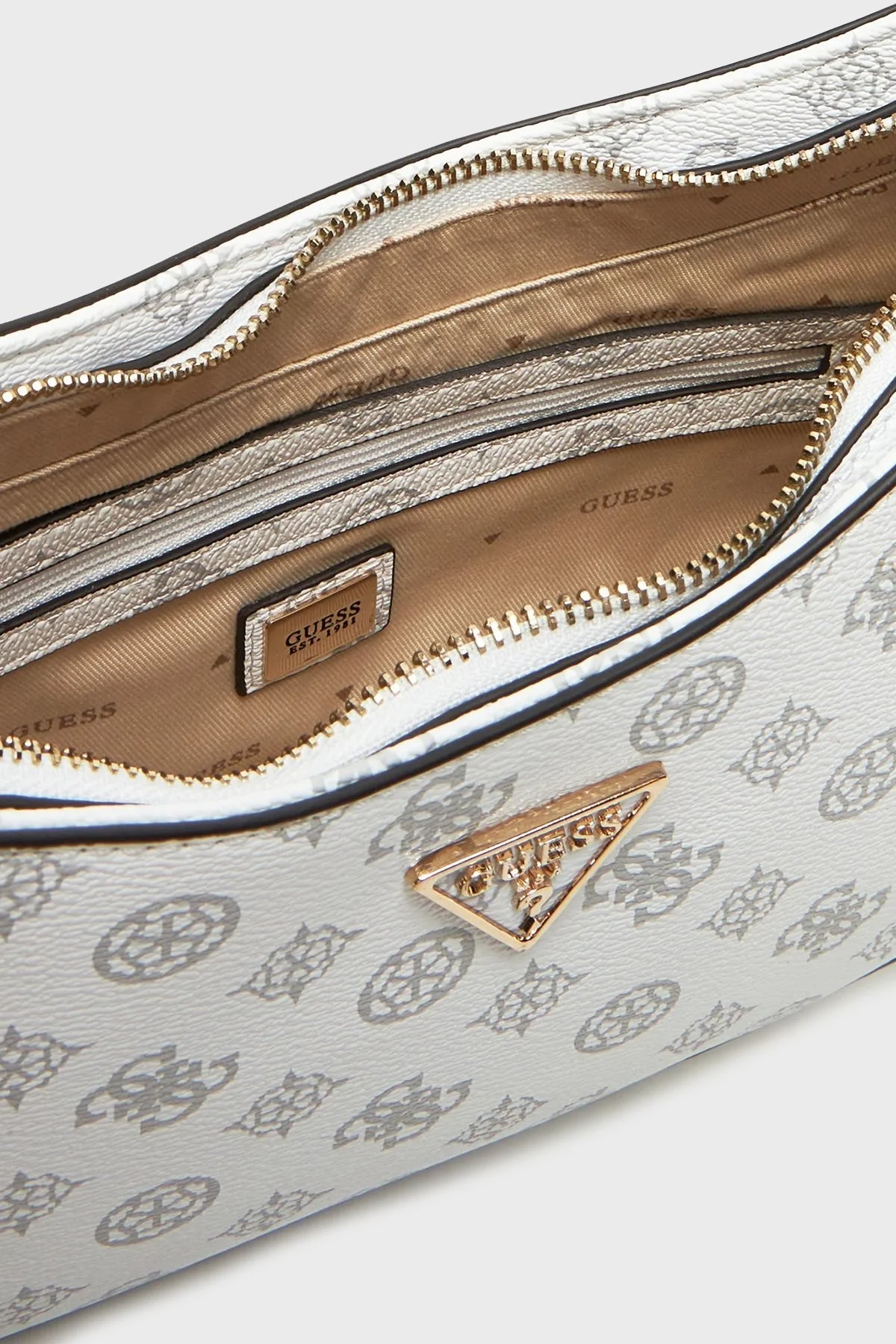 Guess Noelle 4G Logolu Çıkarılabilir Askılı HWPG7879180 Bayan Çanta HWPG78 79180 WLO BEYAZ - 9