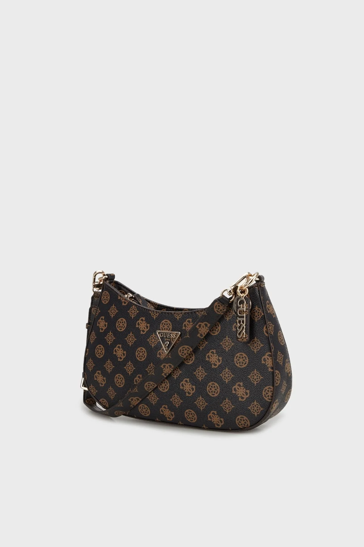 Guess Noelle 4G Logolu Çıkarılabilir Askılı HWPZ7879180 Bayan Çanta HWPZ78 79180 MLO KOYU KAHVE - 8