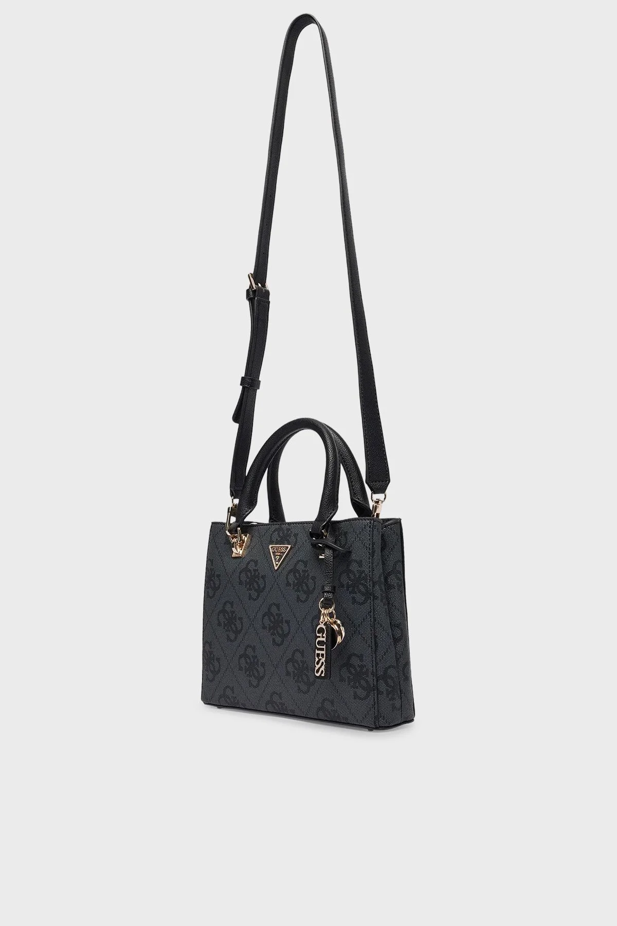 Guess Noelle 4G Logolu Çıkarılabilir Askılı HWSO9672050 Bayan Çanta HWSO96 72050 CLO ANTRASİT - 4