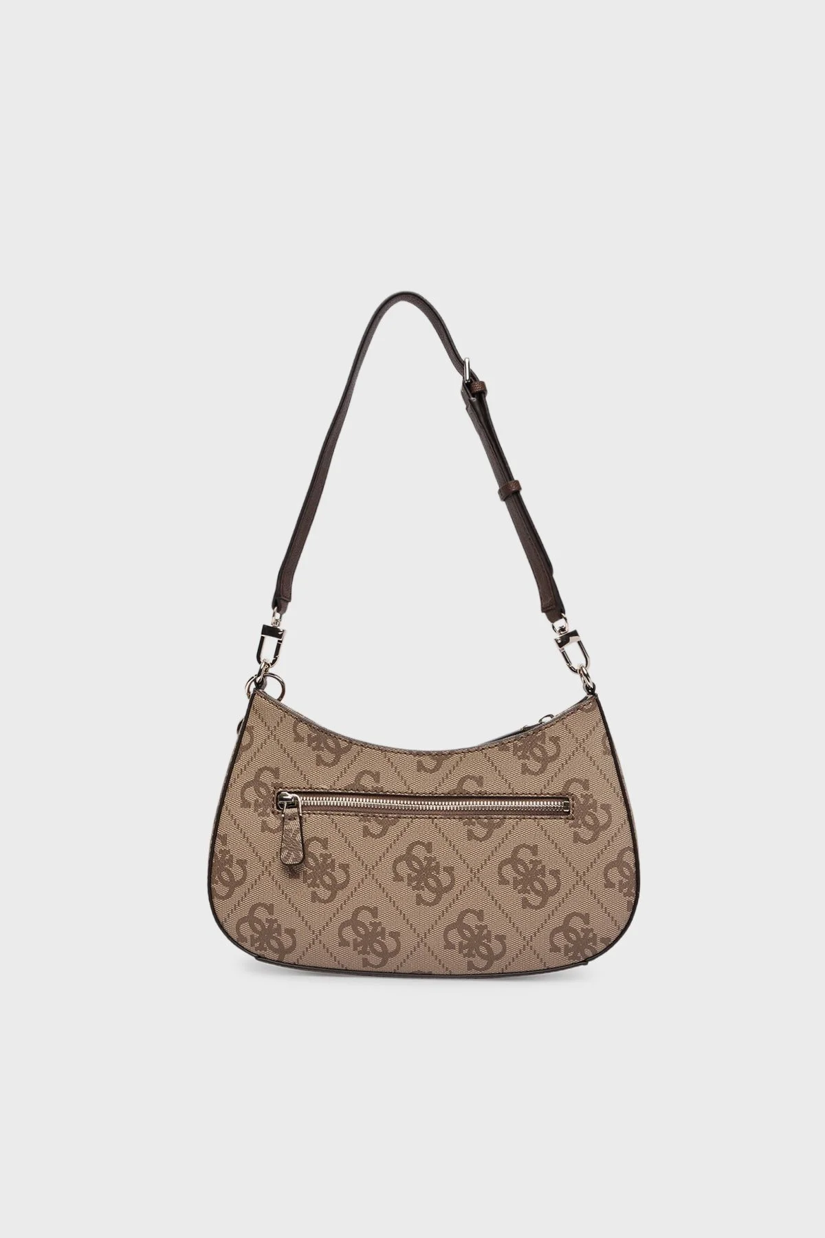 Guess Noelle 4G Logolu Çıkarılabilir Askılı HWSO9672180 Bayan Çanta HWSO96 72180 LGW KAHVE - 3