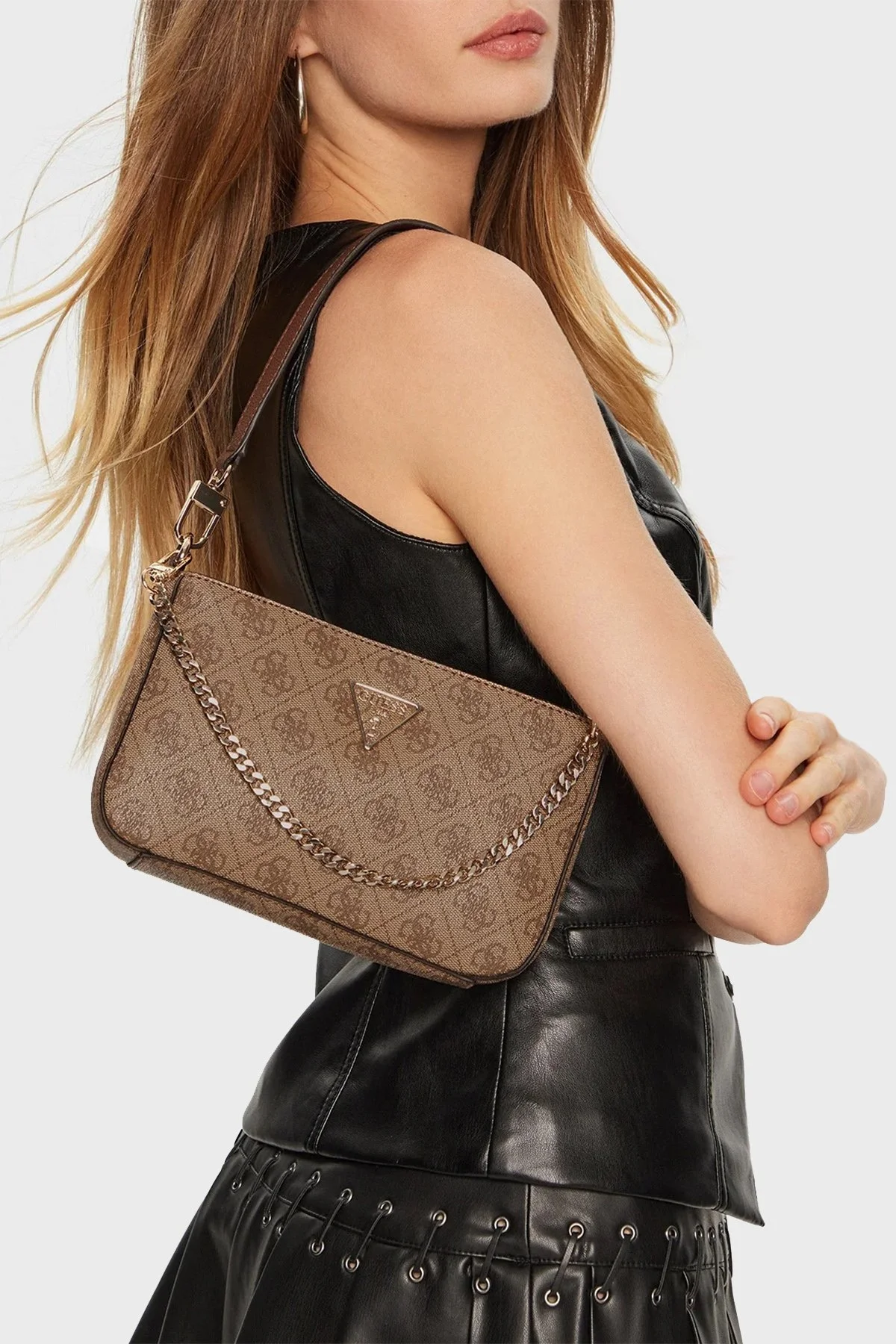 Guess Noelle 4G Logolu HWBG7879720 Bayan Çanta HWBG7879720 LGW KAHVE - 2