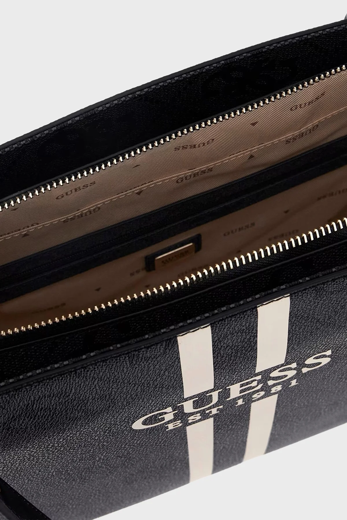 Guess Noelle 4G Logolu Omuz Askılı Tote HWOS9672250 Bayan Çanta HWOS96 72250 CLO ANTRASİT - 3