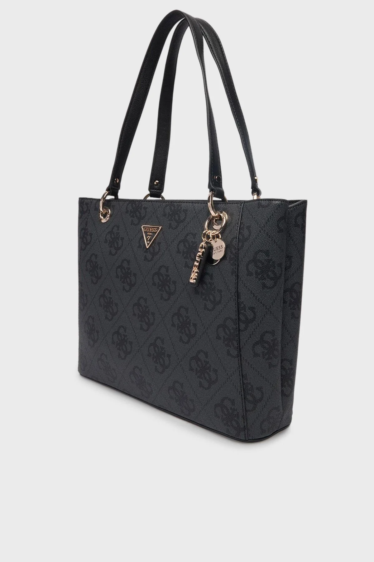 Guess Noelle 4G Logolu Omuz Askılı Tote HWSO9672250 Bayan Çanta HWSO96 72250 CLO ANTRASİT - 4