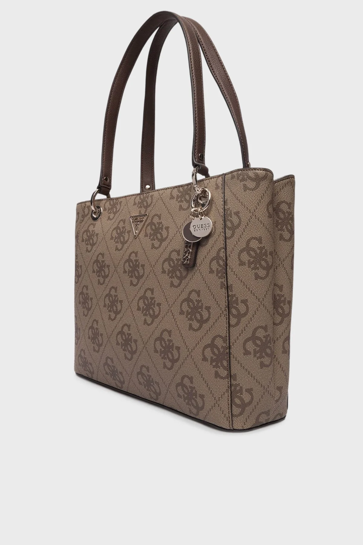 Guess Noelle 4G Logolu Omuz Askılı Tote HWSO9672250 Bayan Çanta HWSO96 72250 LGW KAHVE - 4