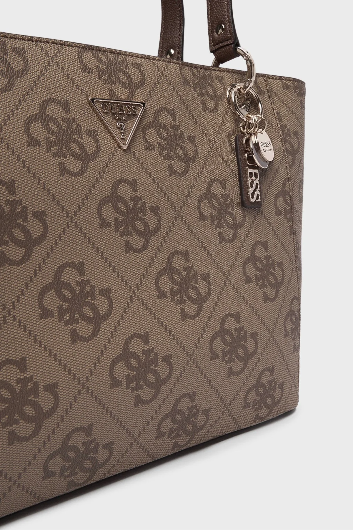 Guess Noelle 4G Logolu Omuz Askılı Tote HWSO9672250 Bayan Çanta HWSO96 72250 LGW KAHVE - 6