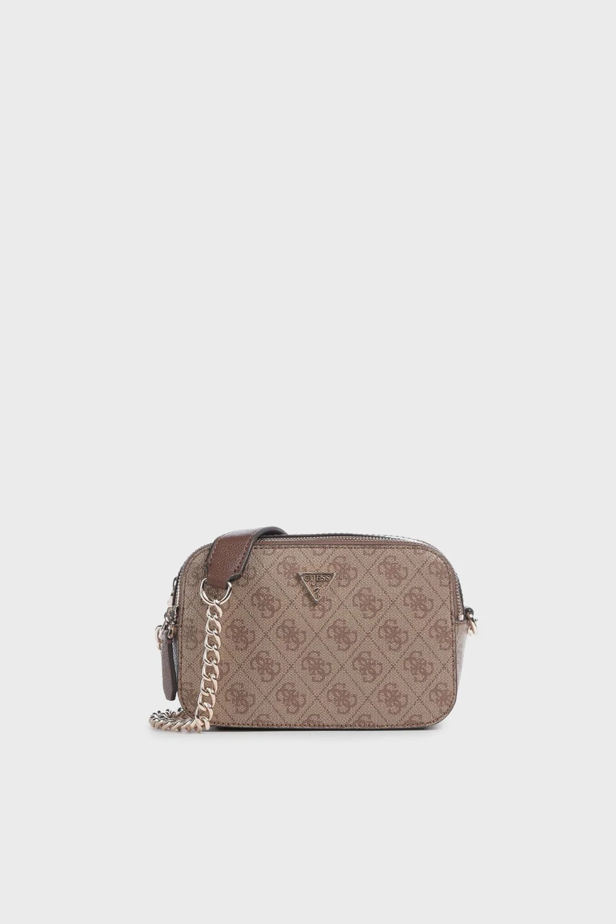 Guess Noelle 4G Logolu Zincir Askılı HWSO9672140 Bayan Çanta HWSO96 72140 LGW KAHVE - 1