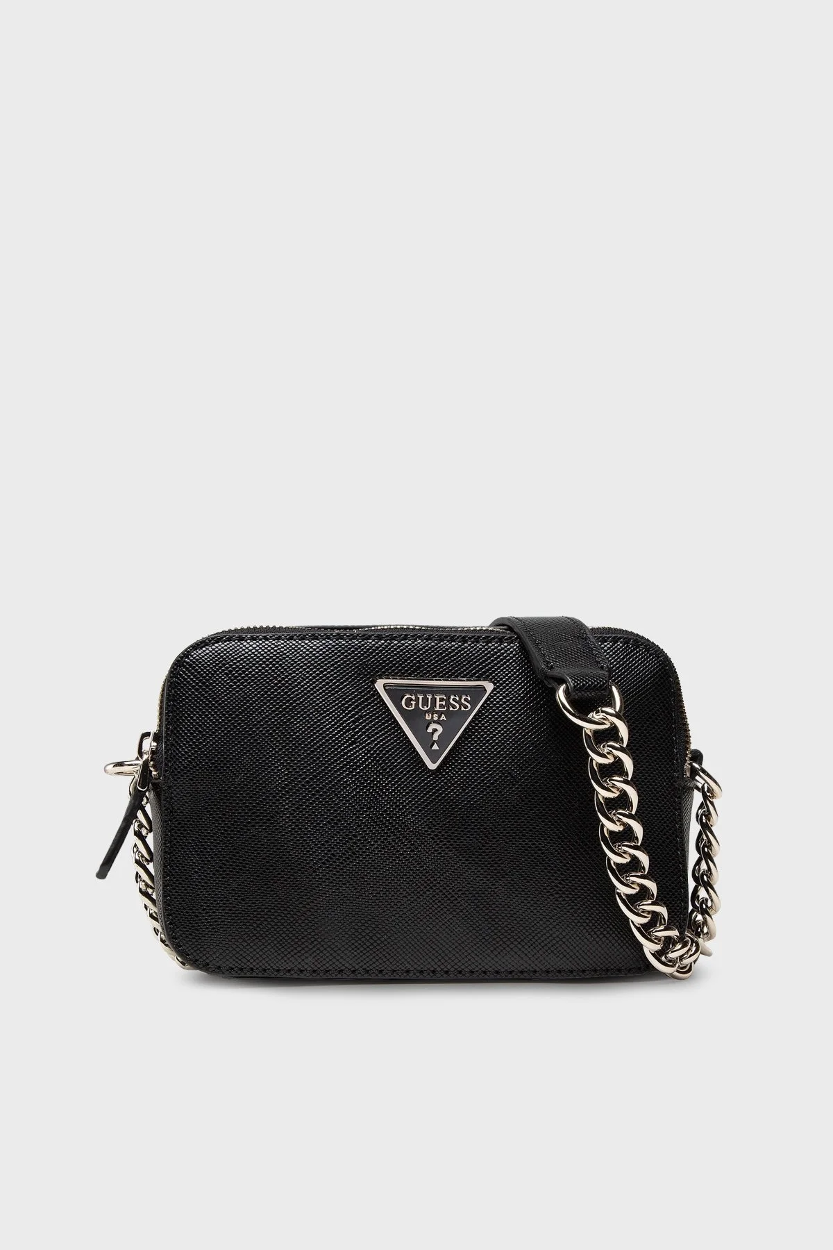 Guess Noelle Marka Logolu Zincir Askılı Bayan Çanta HWZG7879140 BLA SİYAH - 1