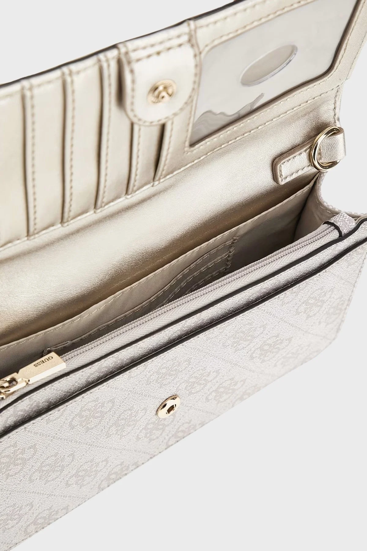 Guess Noelle Çıkarılabilir Çapraz Askılı HWBD7879790DVL Bayan Çanta HWBD7879790 DVL EKRU - 5