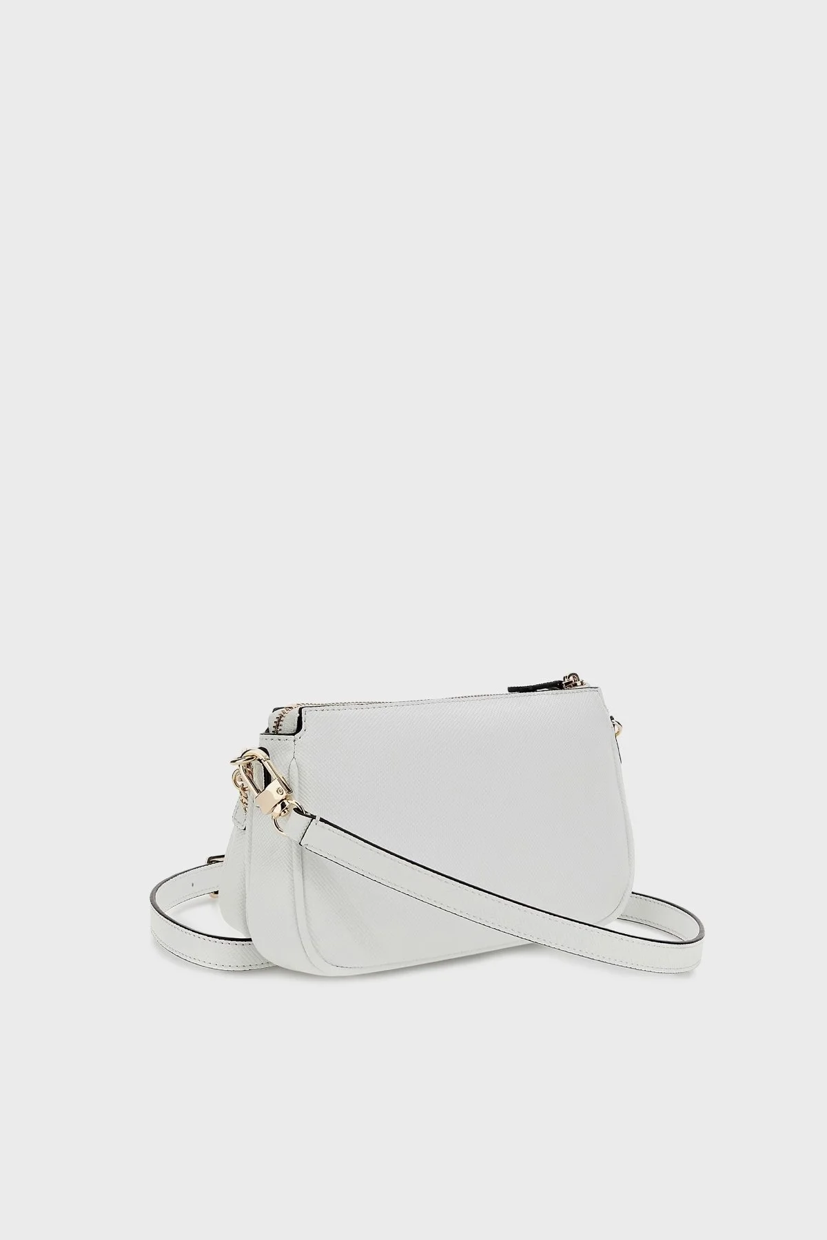 Guess Noelle Logo Desenli Zincir Detaylı Çapraz Askılı Bayan Çanta HWZG7879710 WHI BEYAZ - 4