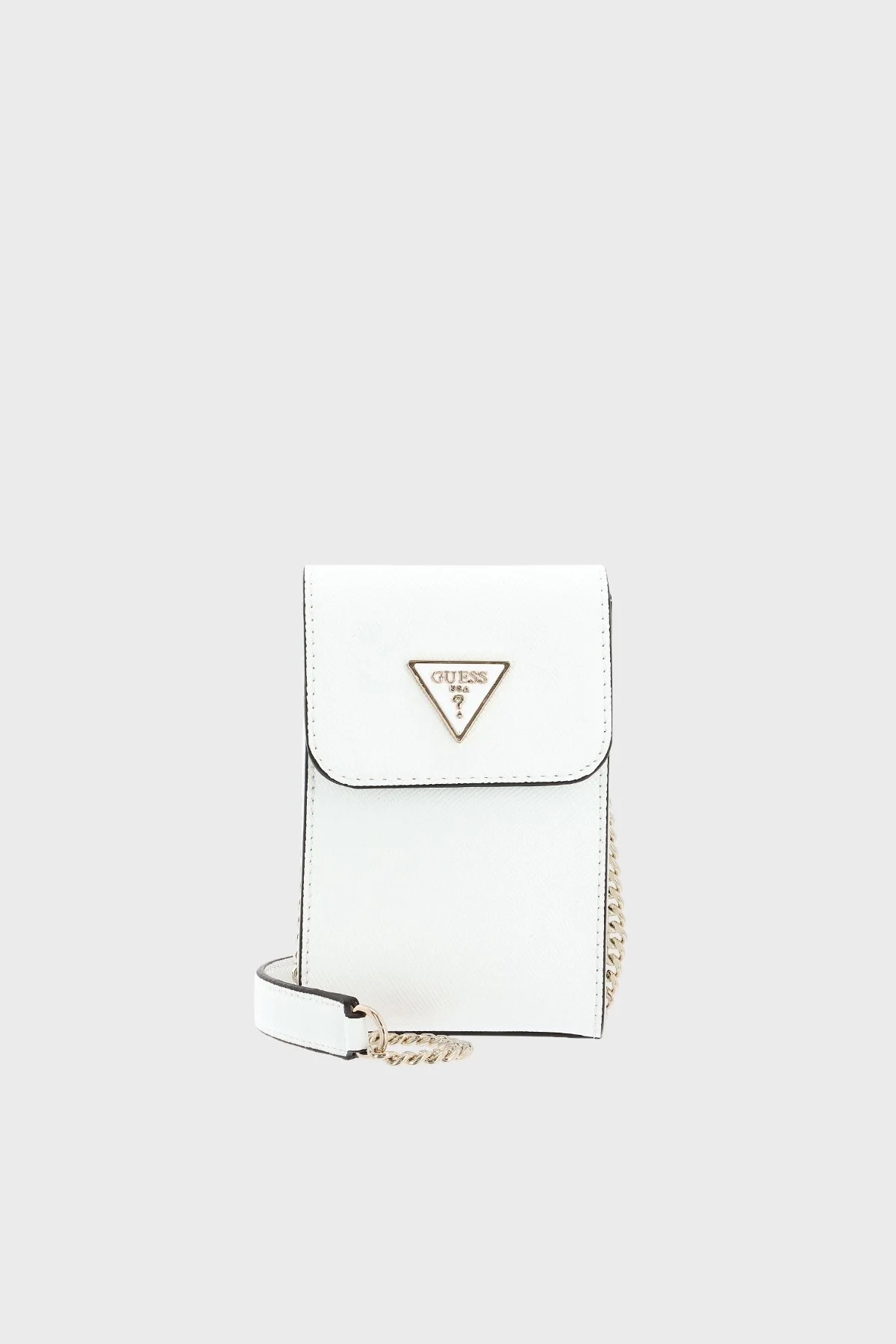 Guess Noelle Logolu Askılı Bayan Telefon Çantası HWZG7879810 WHI BEYAZ - 1