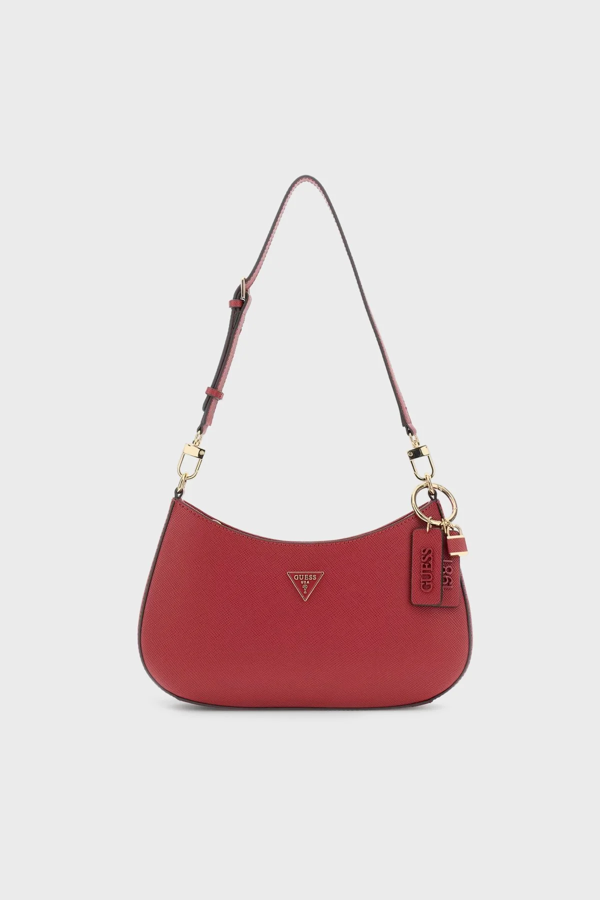 Guess Noelle Logolu Ayarlanabilir Omuz Askılı HWZG9672180 Bayan Çanta HWZG96 72180 GAR KİREMİT - 1