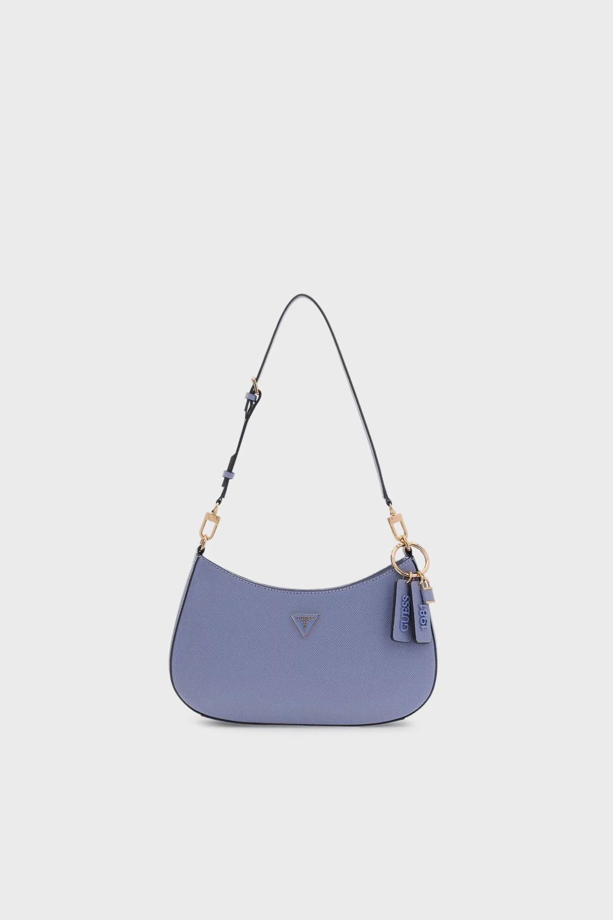 Guess Noelle Logolu Ayarlanabilir Omuz Askılı HWZG9672180 Bayan Çanta HWZG96 72180 GBU MAVİ - 1