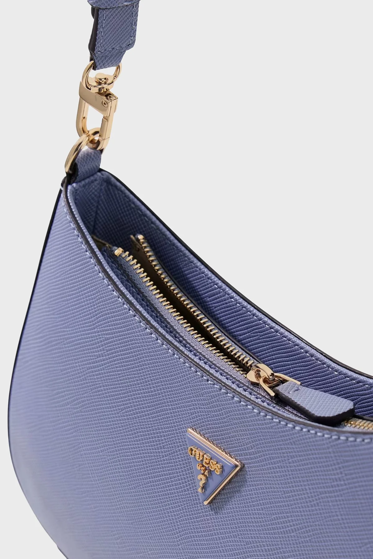 Guess Noelle Logolu Ayarlanabilir Omuz Askılı HWZG9672180 Bayan Çanta HWZG96 72180 GBU MAVİ - 3