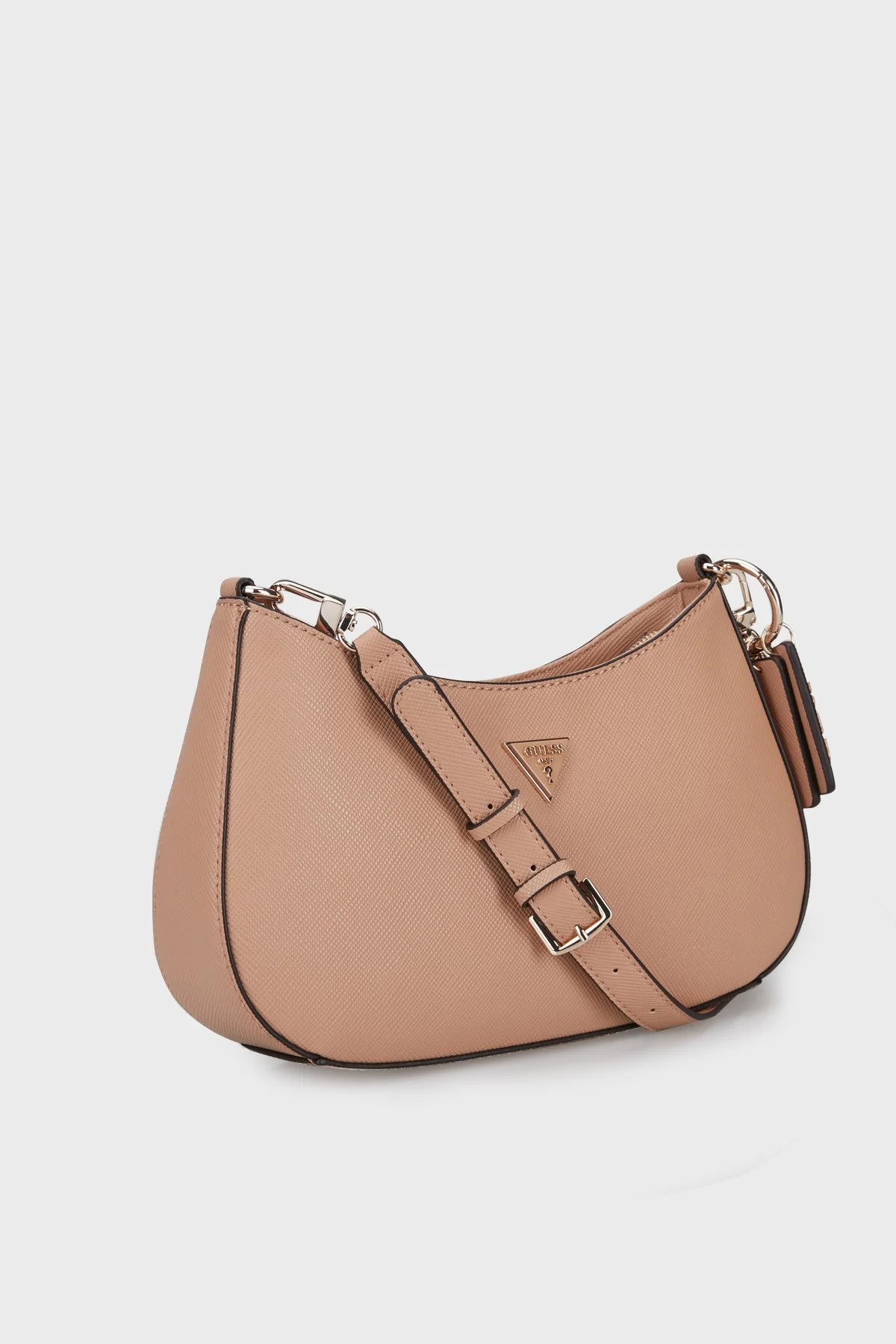 Guess Noelle Logolu Ayarlanabilir Omuz Askılı HWZG9672180 Kadın Çanta HWZG96 72180 BEI Pudra - 3