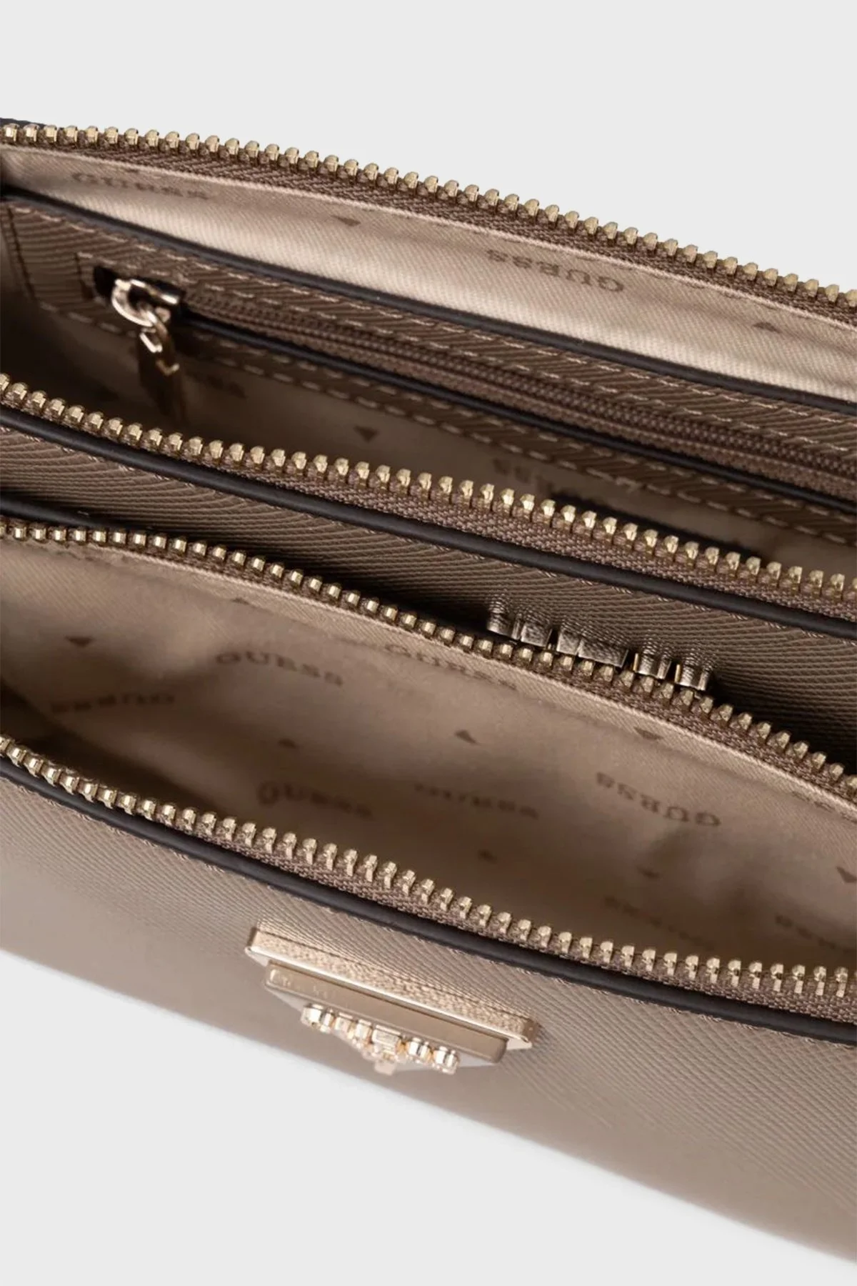 Guess Noelle Logolu Ayarlanabilir Zincir Askılı HWZG7879710 Bayan Çanta HWZG78 79710 DRT VİZON - 9