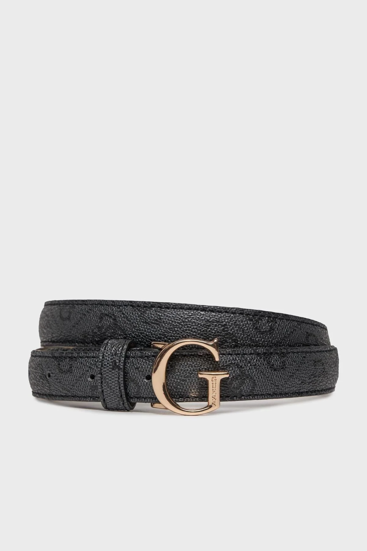 Guess Noelle Logolu BW9087P4120 Bayan Kemer BW9087 P4120 CLO ANTRASİT - 1