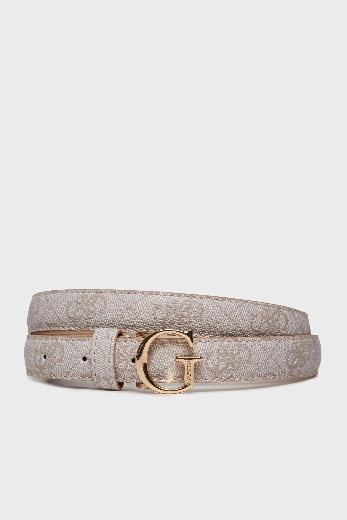Guess Noelle Logolu BW9087P4120 Bayan Kemer BW9087 P4120 DVL BEJ - 1