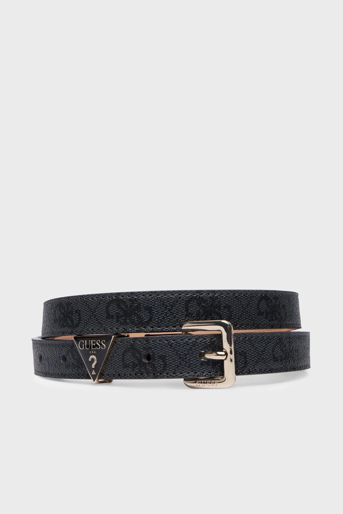 Guess Noelle Logolu BW9486P6420 Kadın Kemer BW9486 P6420 CLO Antrasit - 1