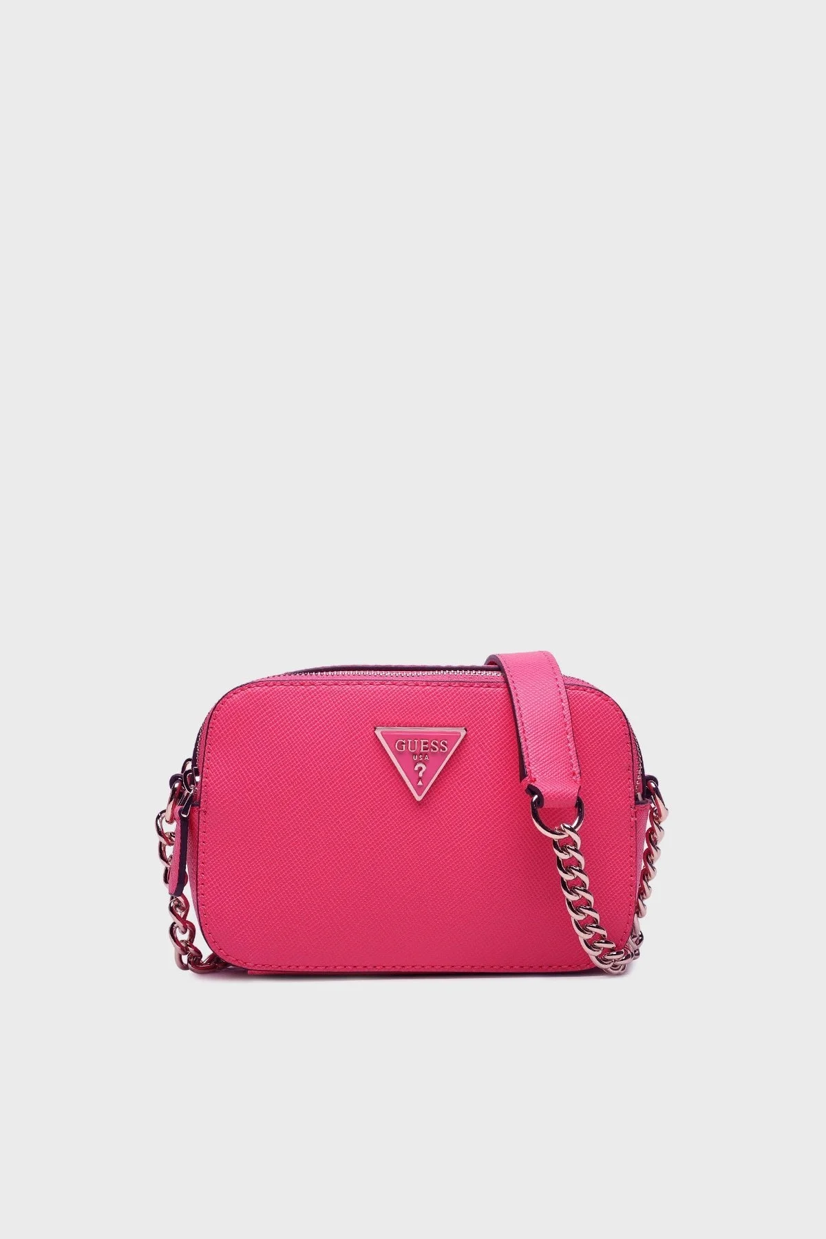 Guess Noelle Logolu Çapraz Askılı Zincirli Bayan Çanta HWZG7879140 MAG FUŞYA - 1