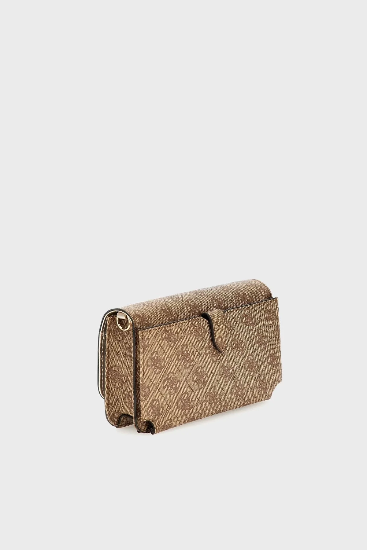 Guess Noelle Logolu Çapraz Omuz Askılı Mini Bayan Çanta HWBG7879790 LTL KAHVE - 2