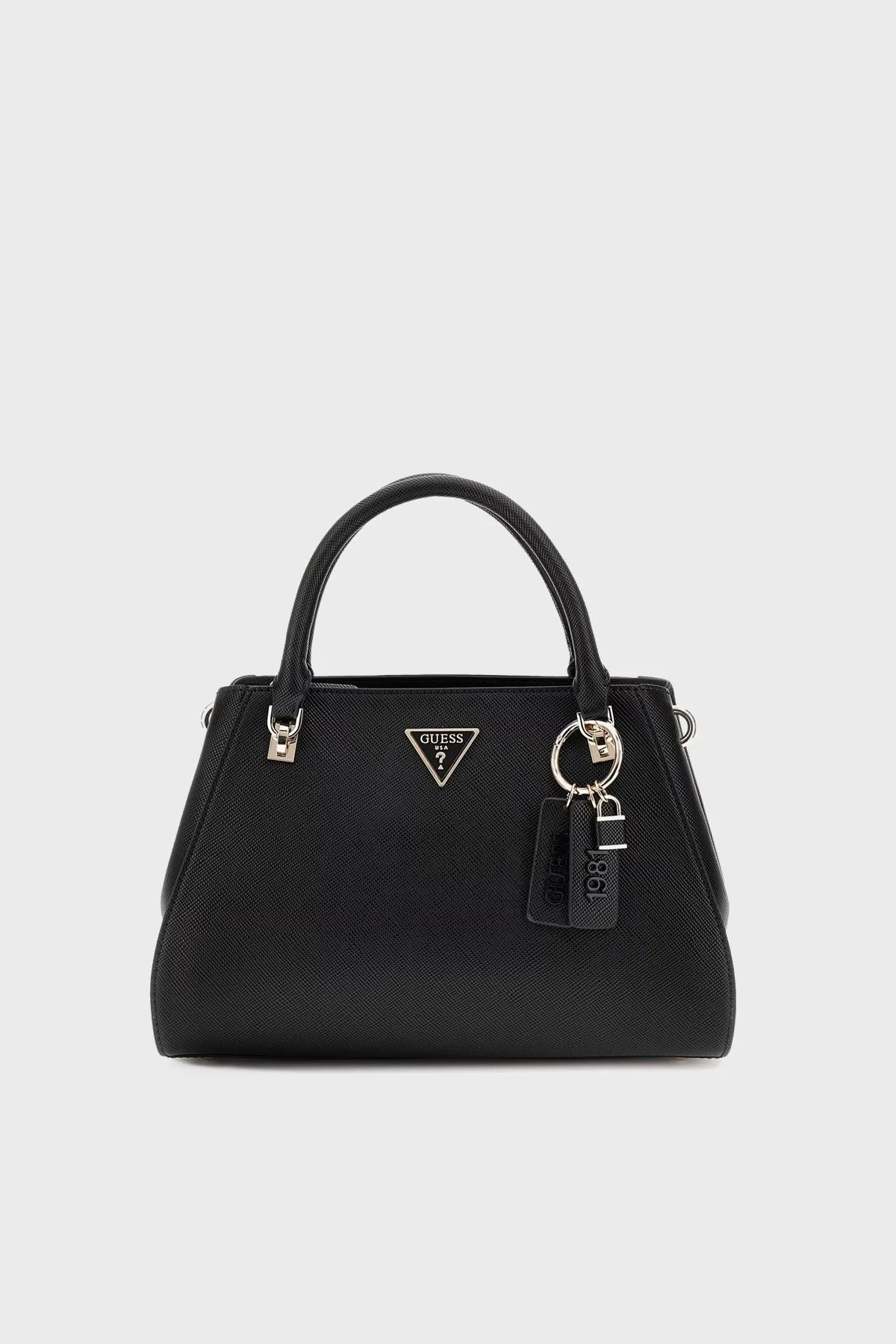 Guess Noelle Logolu Charmlı Çıkarılabilir Askılı HWZG7879070 Bayan Çanta HWZG78 79070 BLA SİYAH - 5