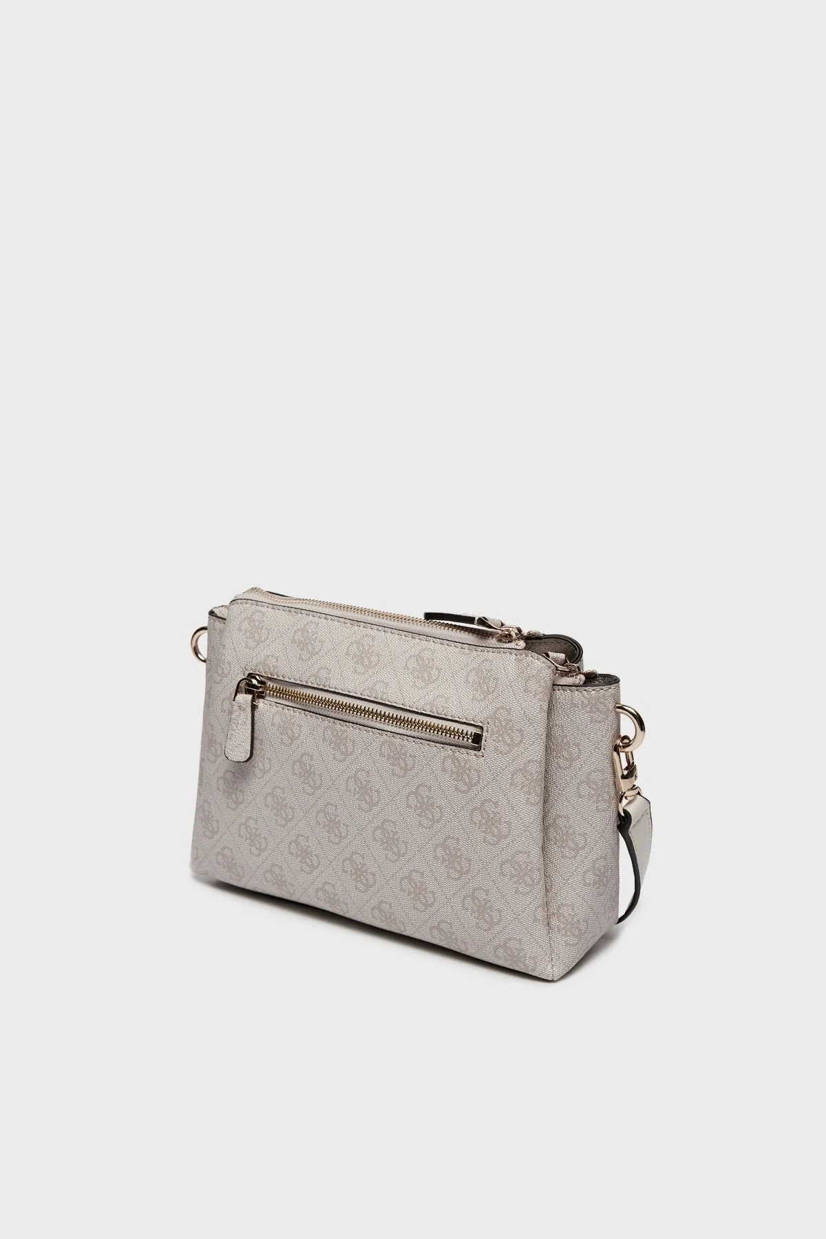 Guess Noelle Logolu Çıkarılabilir Askılı HWBD7879120 Bayan Çanta HWBD78 79120 DVL AÇIK GRİ - 3