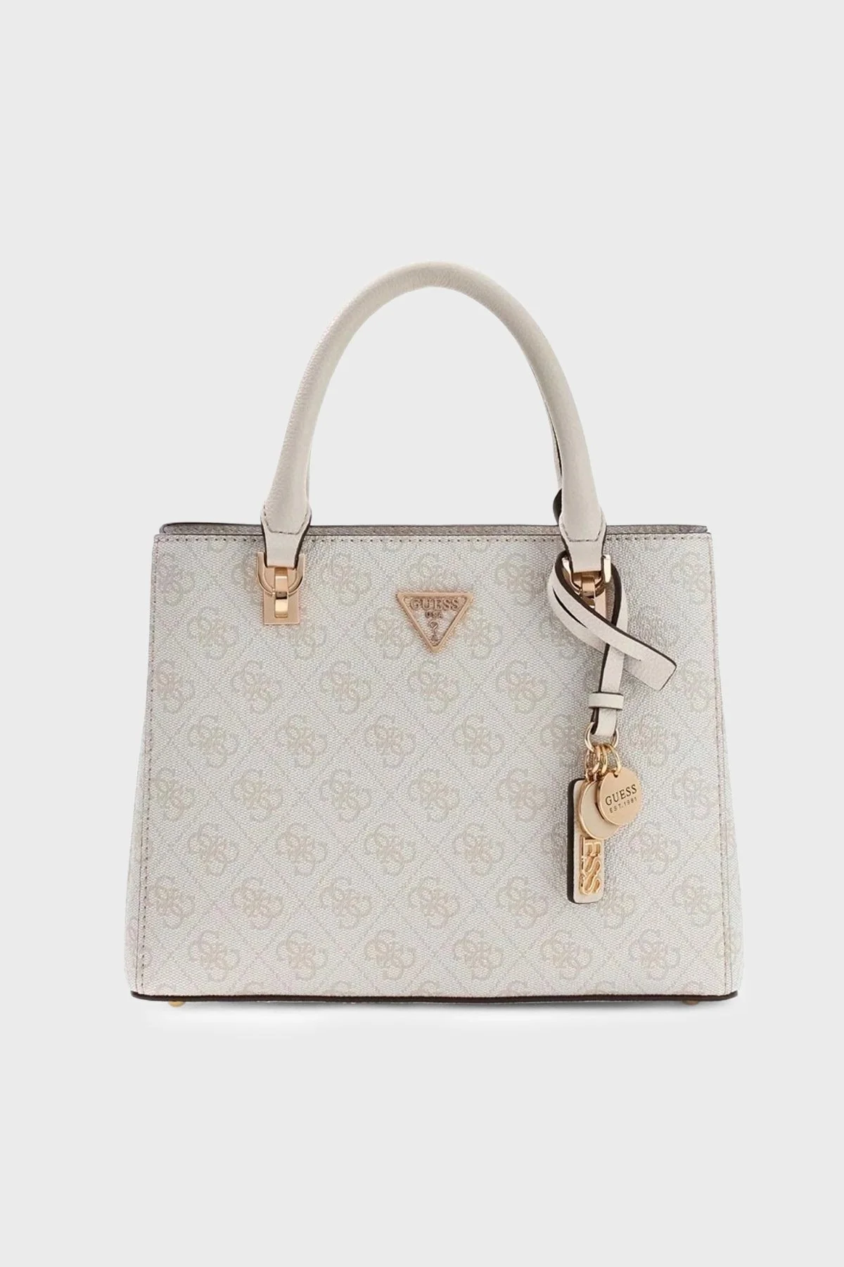 Guess Noelle Logolu Çıkarılabilir Askılı HWBG9672050 Kadın Çanta HWBG96 72050 BNN KREM - 3