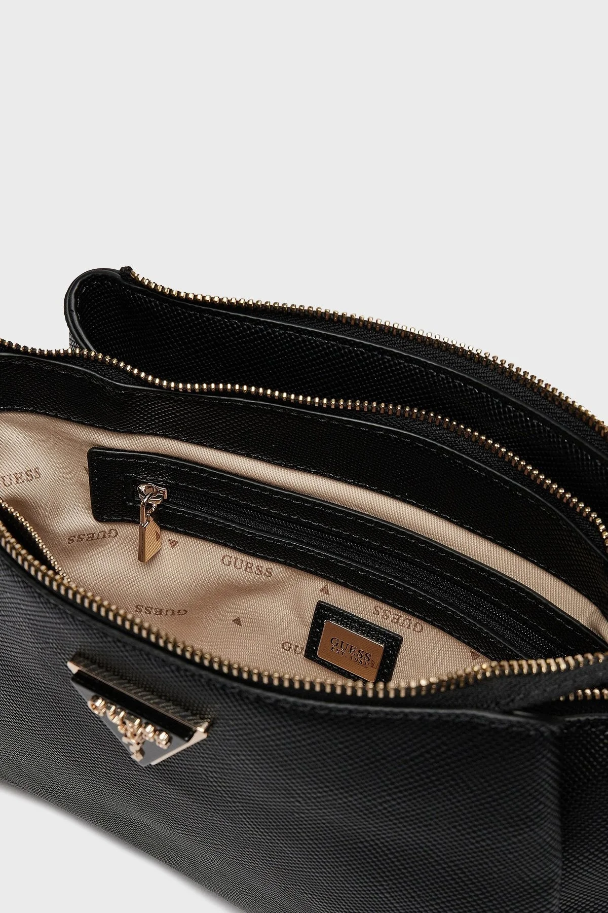 Guess Noelle Logolu Çıkarılabilir Askılı HWZG7879120 Bayan Çanta HWZG78 79120 BLA SİYAH - 5