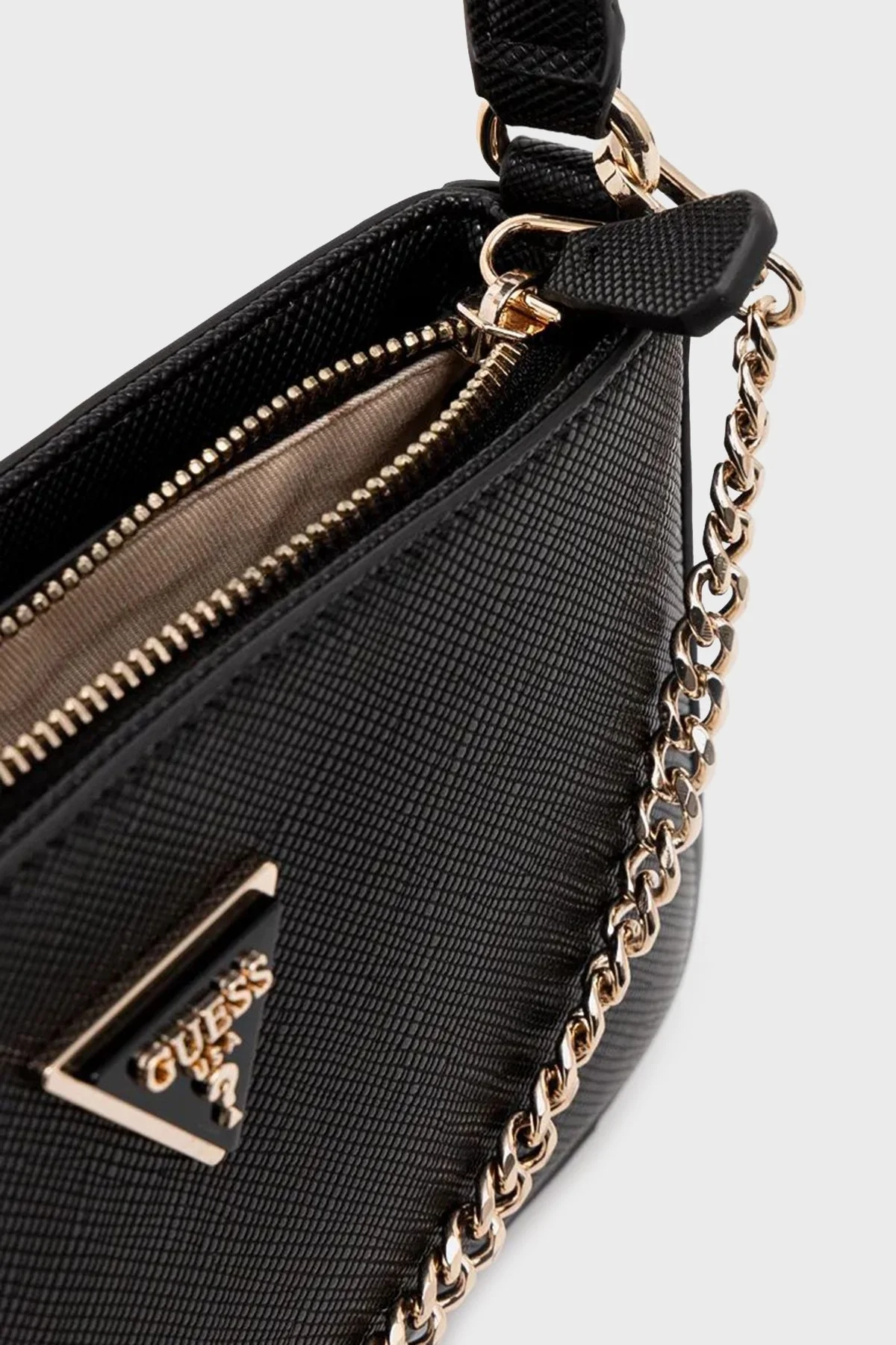 Guess Noelle Logolu Çıkarılabilir Askılı HWZG7879720 Bayan Çanta HWZG78 79720 BLA SİYAH - 7