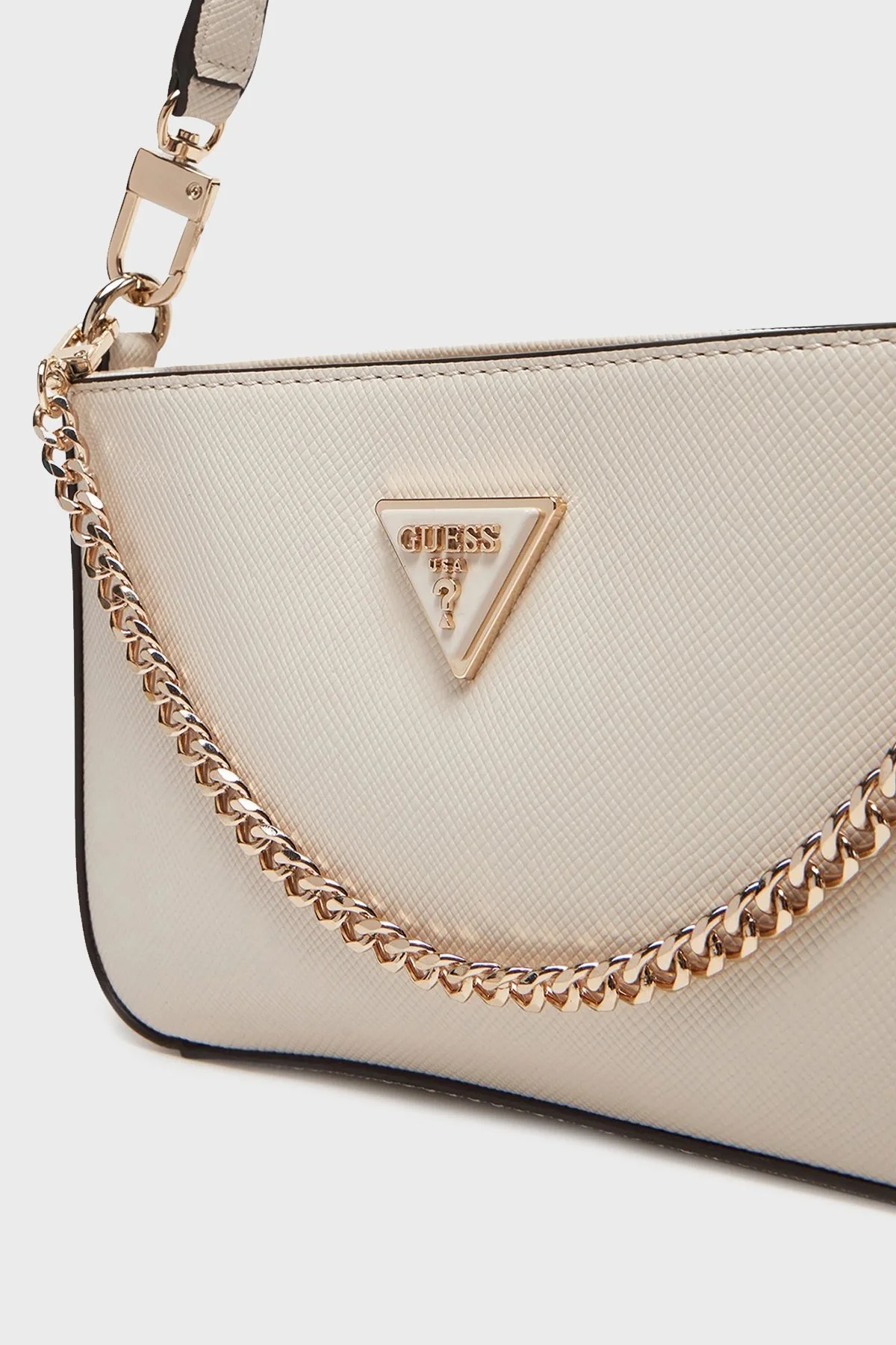 Guess Noelle Logolu Çıkarılabilir Askılı HWZG7879720 Bayan Çanta HWZG78 79720 BON TAŞ - 8