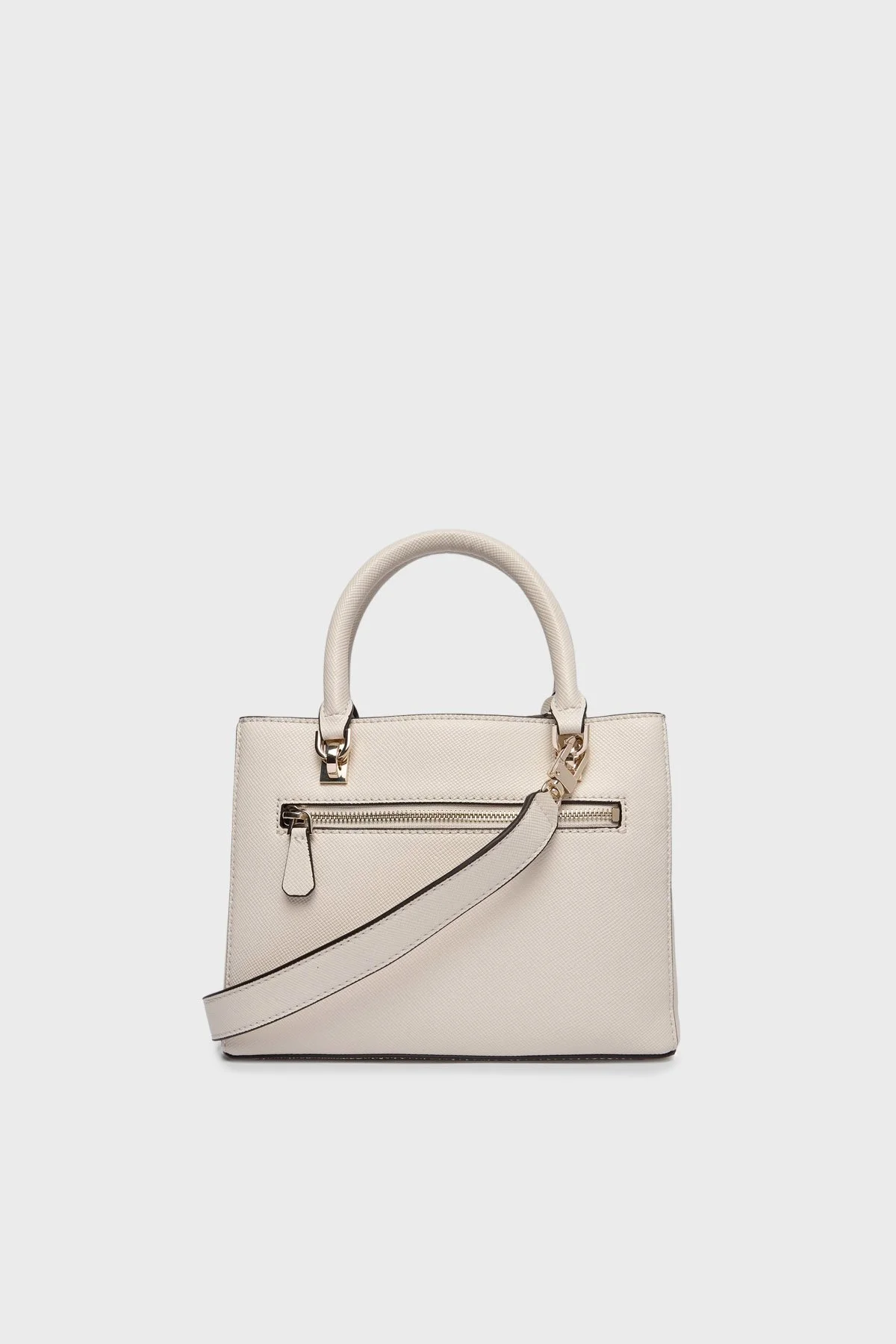 Guess Noelle Logolu Çıkarılabilir Askılı HWZG9672050 Bayan Çanta HWZG96 72050 BON EKRU - 3