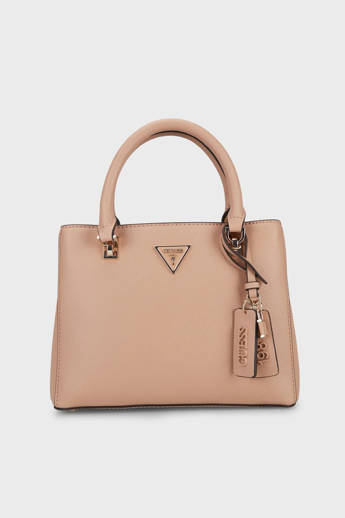 Guess Noelle Logolu Çıkarılabilir Askılı HWZG9672050 Kadın Çanta HWZG96 72050 BEI Bej - 1