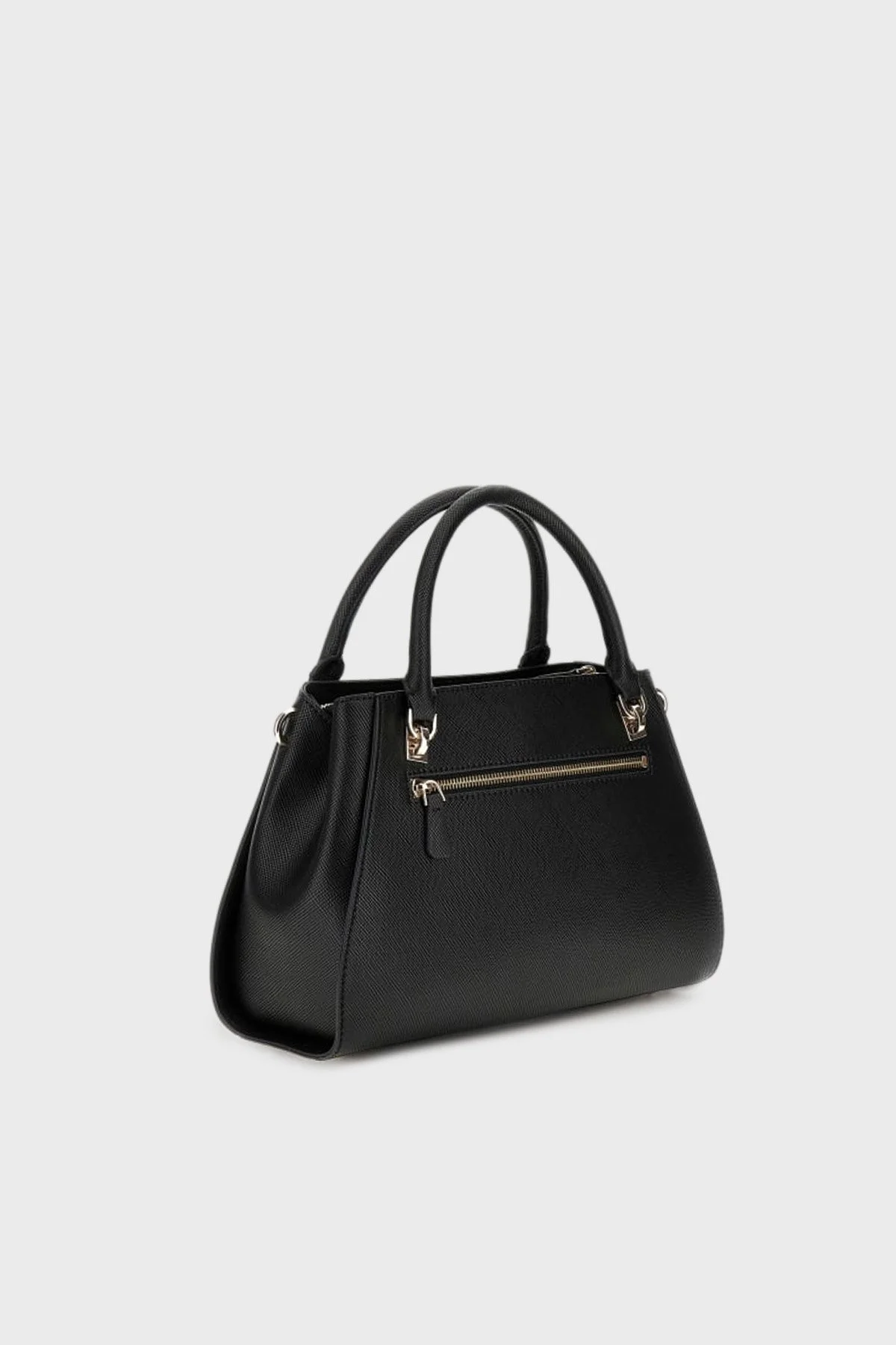 Guess Noelle Logolu Çıkarılabilir Askılı HWZG9672070 Bayan Çanta HWZG96 72070 BLA SİYAH - 2