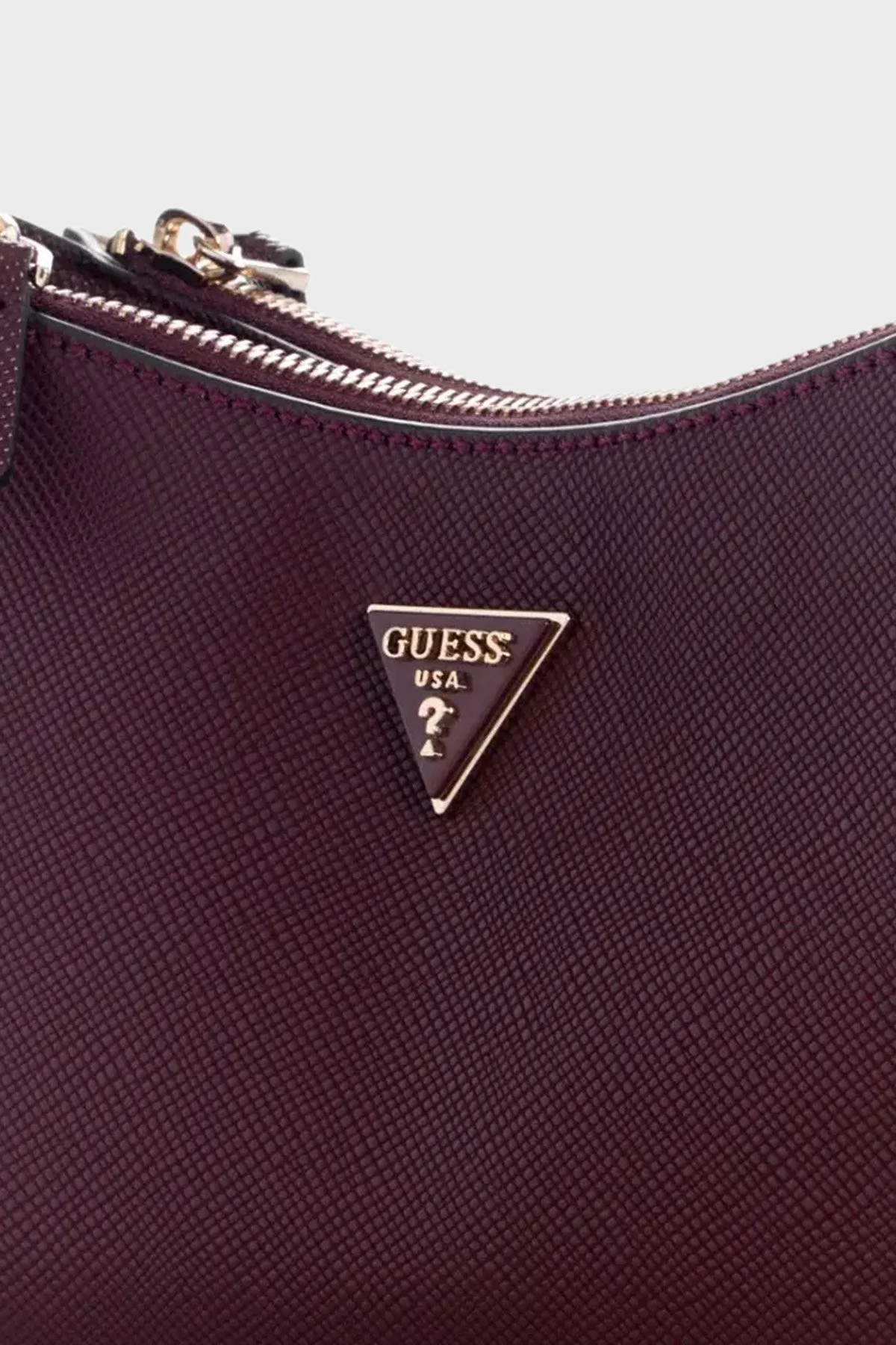 Guess Noelle Logolu Çıkarılabilir Askılı HWZG9672730 Kadın Çanta HWZG96 72730 BUR Bordo - 3
