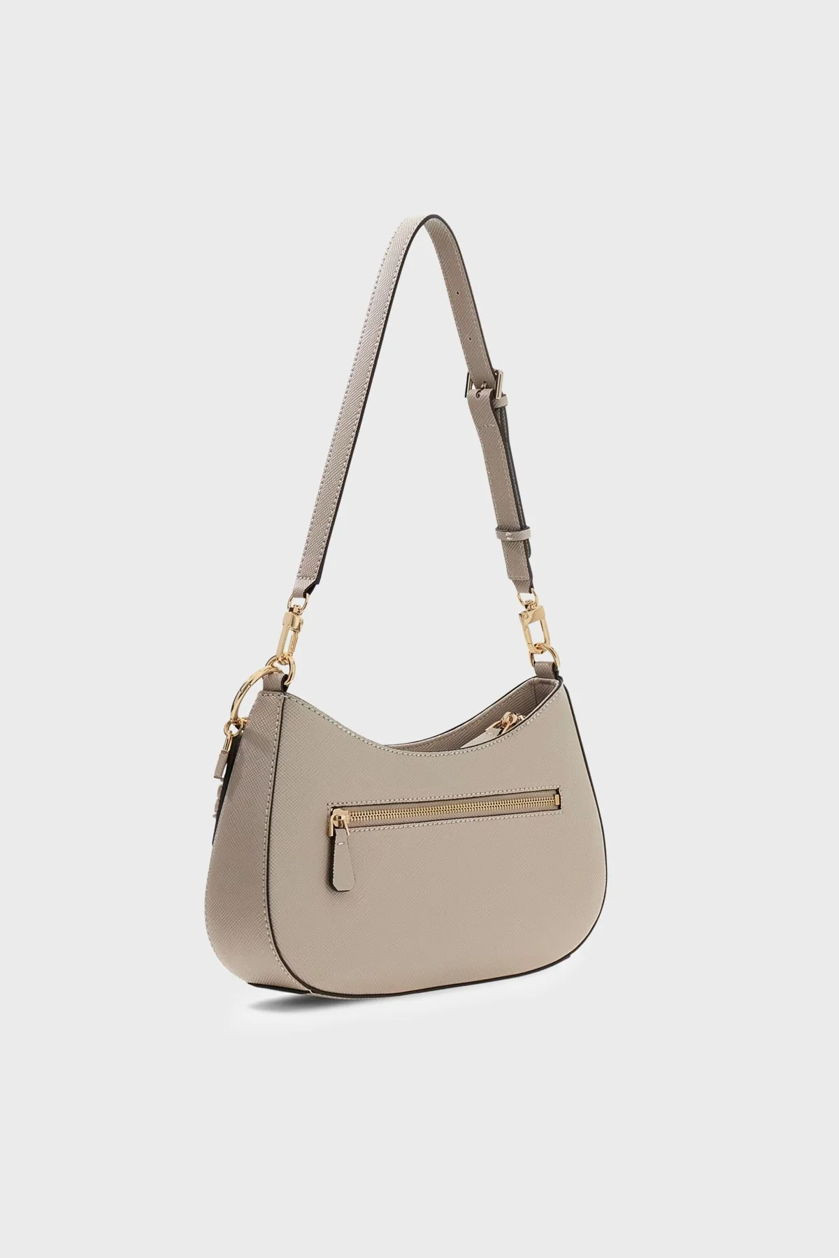 Guess Noelle Logolu Çıkarılabilir Askılı HWZG9672730 Kadın Çanta HWZG96 72730 TAU Bej - 3