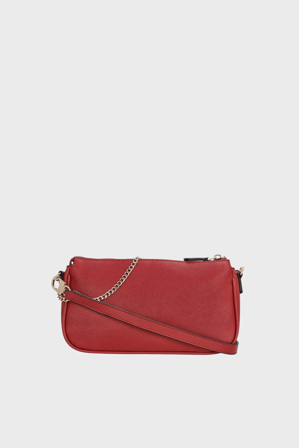 Guess Noelle Logolu Çıkarılabilir Askılı Zincir Detaylı HWZG9672710 Bayan Çanta HWZG96 72710 GAR KİREMİT - 2