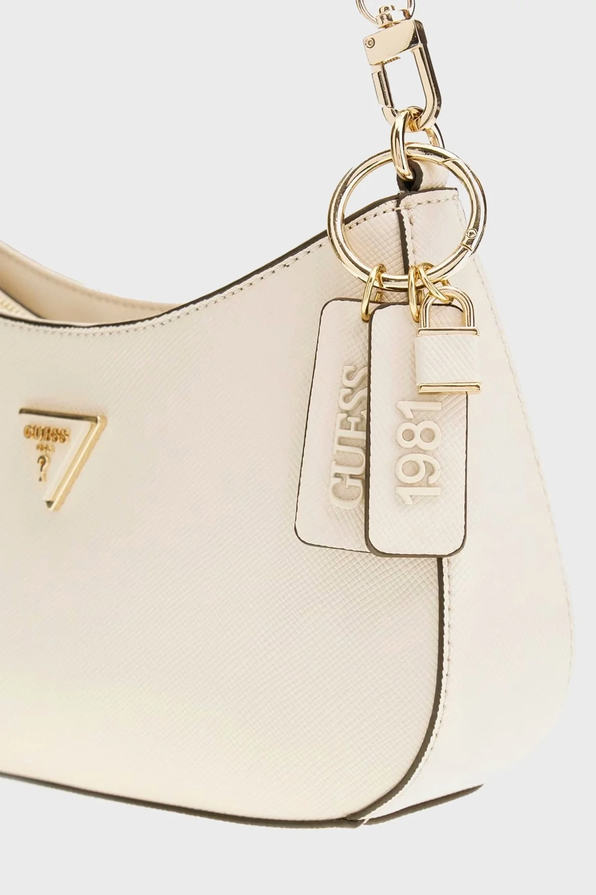 Guess Noelle Logolu Çıkarılabilir Omuz Askılı HWZG7879180 Bayan Çanta HWZG78 79180 BON TAŞ - 8