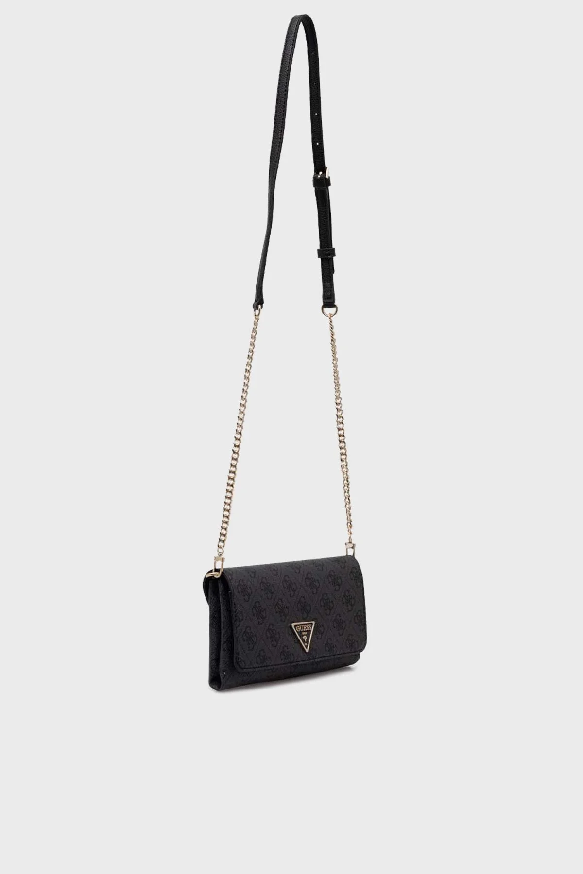 Guess Noelle Logolu Çıkarılabilir Zincir Askılı Mini HWBG7879750 Bayan Çanta HWBG78 79750 CLO ANTRASİT - 3