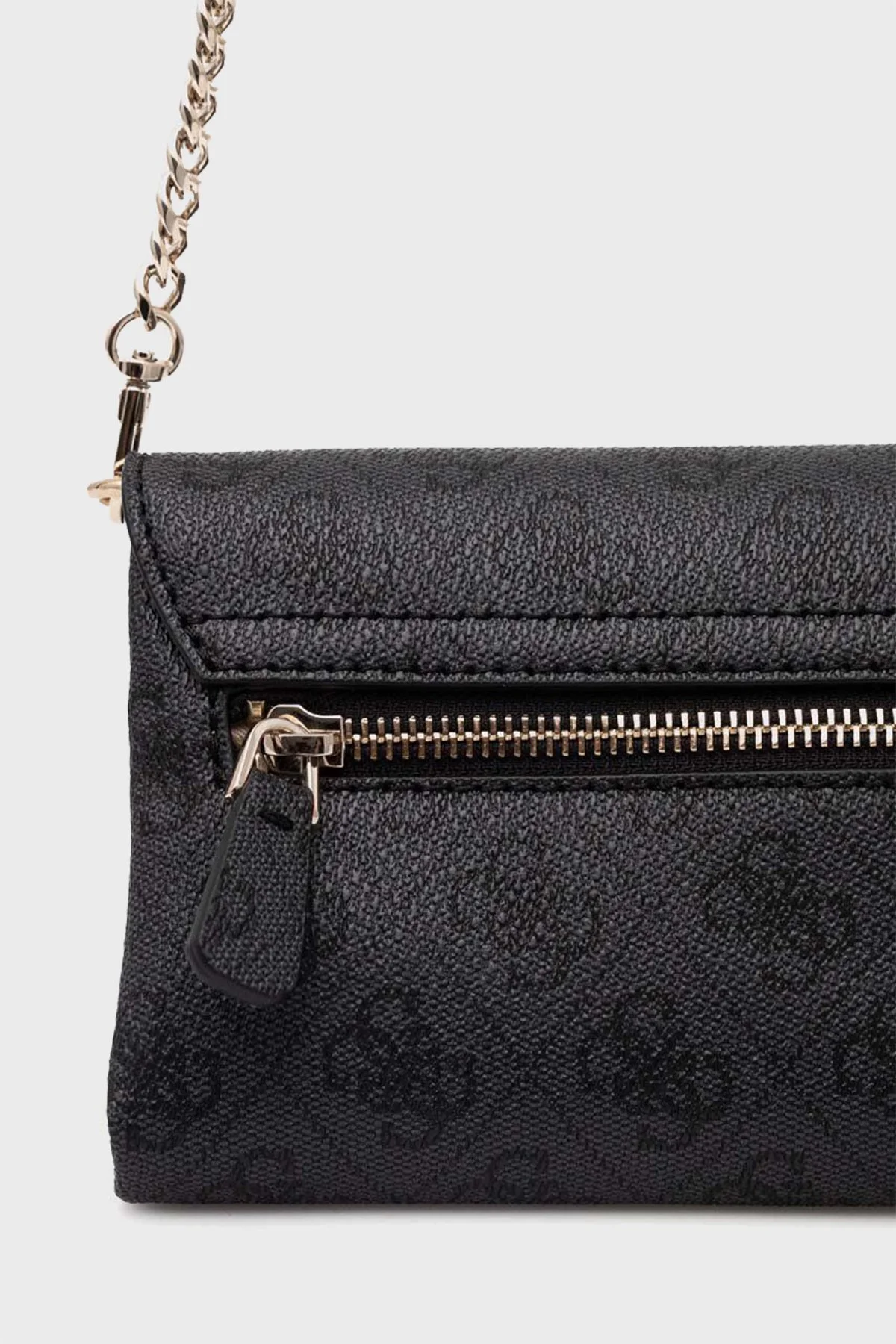 Guess Noelle Logolu Çıkarılabilir Zincir Askılı Mini HWBG7879750 Bayan Çanta HWBG78 79750 CLO ANTRASİT - 4