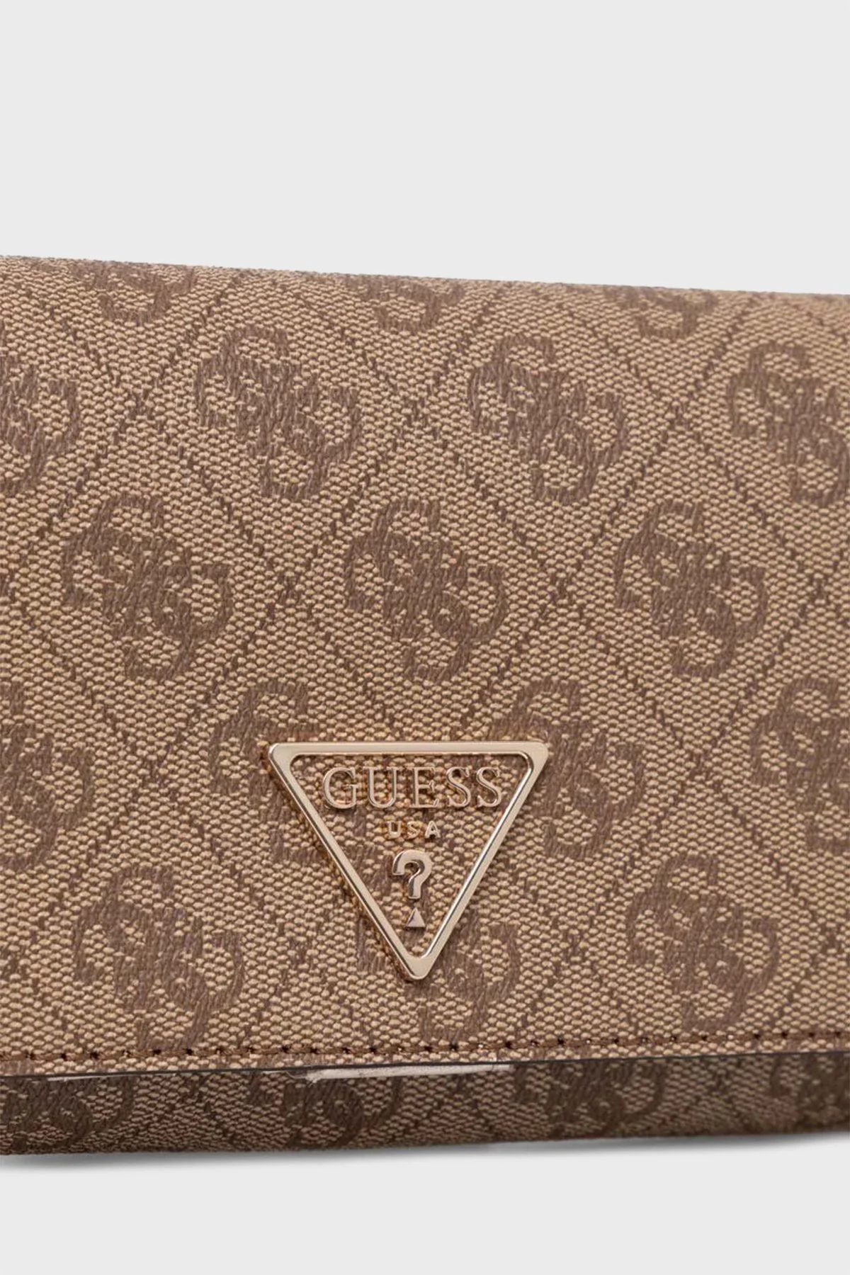 Guess Noelle Logolu Çıkarılabilir Zincir Askılı Mini HWBG7879750 Bayan Çanta HWBG78 79750 LGW KAHVE - 5