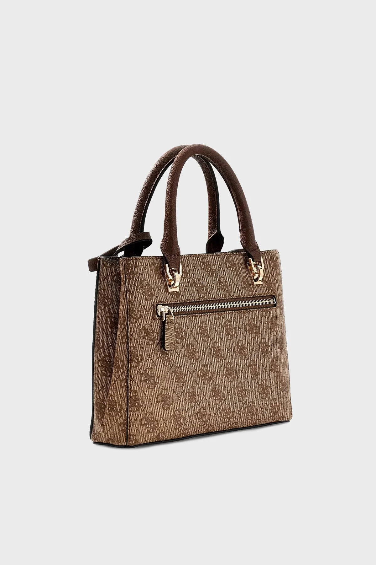 Guess Noelle Logolu Çıkarlabilir Askılı HWBG9672050 Bayan Çanta HWBG96 72050 LGW KAHVE - 2