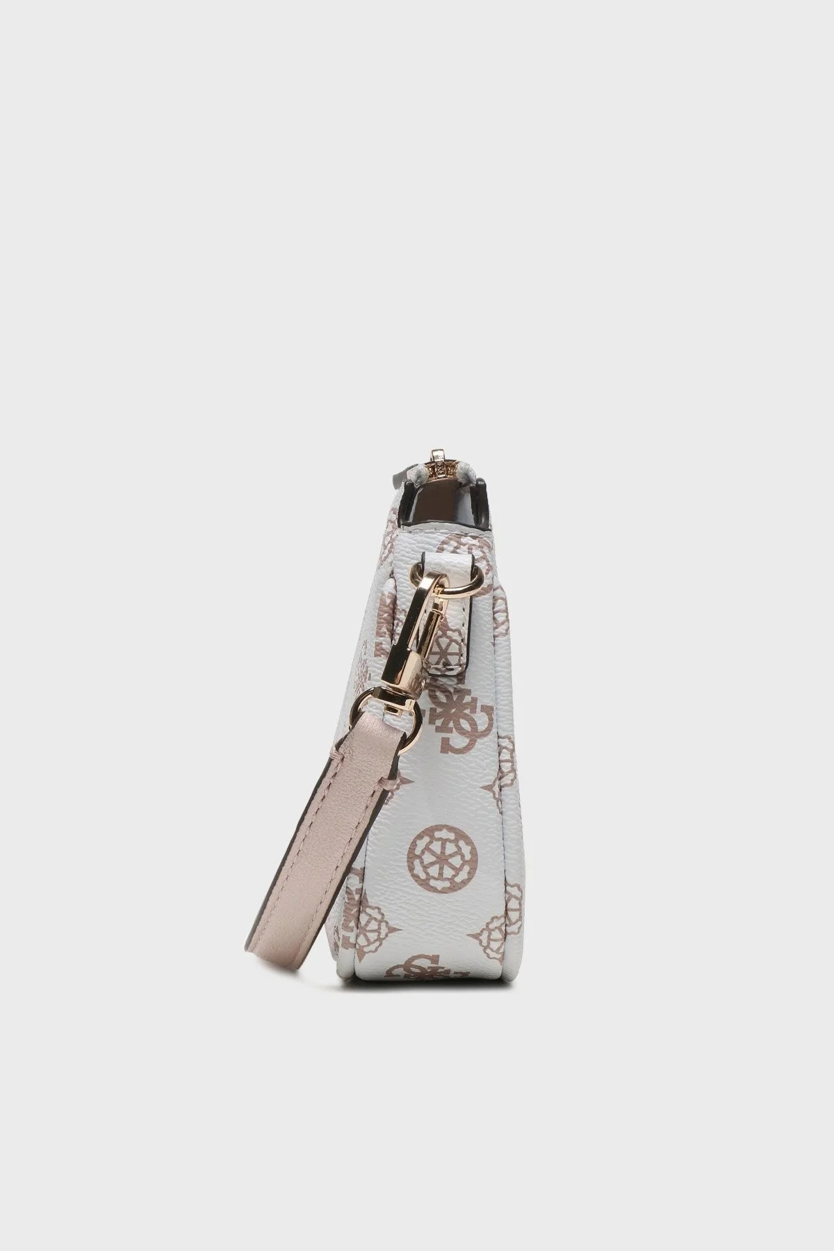 Guess Noelle Logolu Dekoratif Zincirli Çıkarılabilir Ve Ayarlanabilir Omuz Askılı Bayan Çanta HWPT7879710 WLO BEYAZ - 4