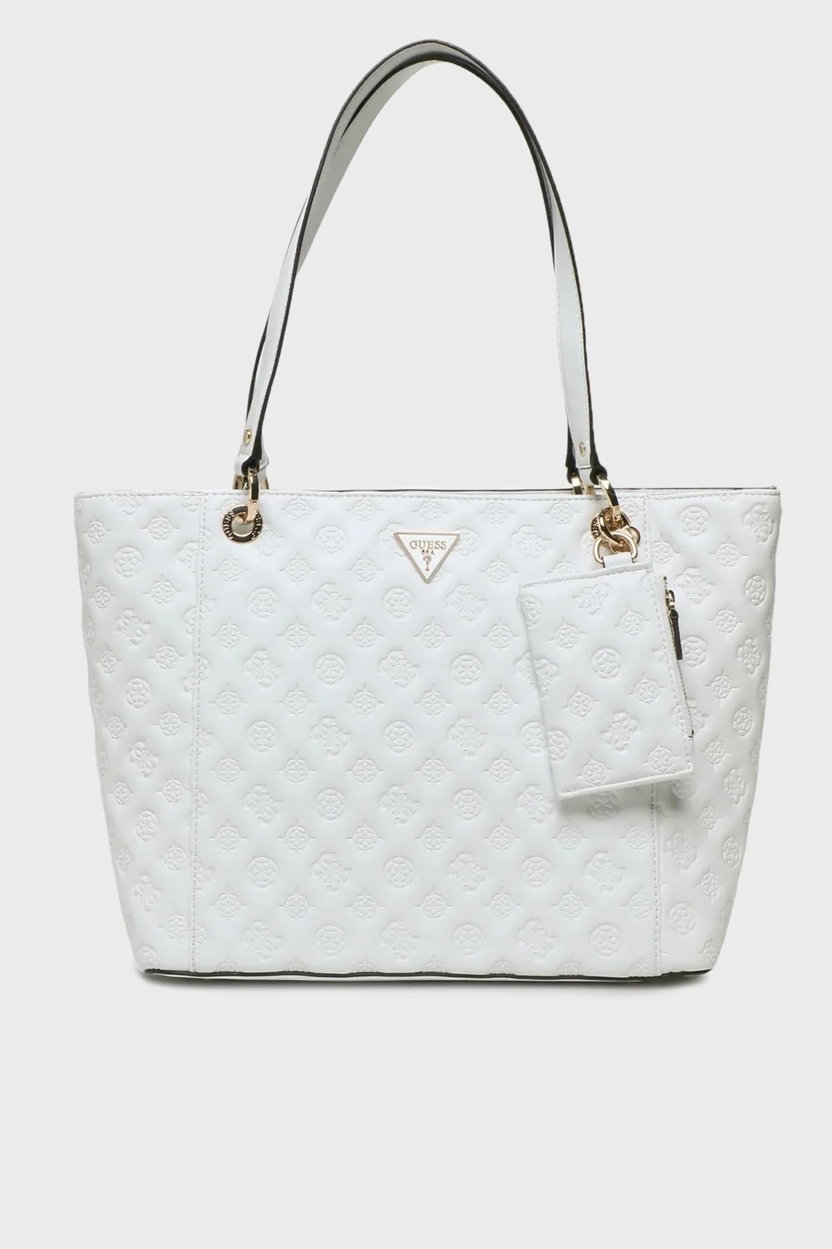 Guess Noelle Logolu Fermuarlı Bayan Çanta HWLF7879230 WHI BEYAZ - 1