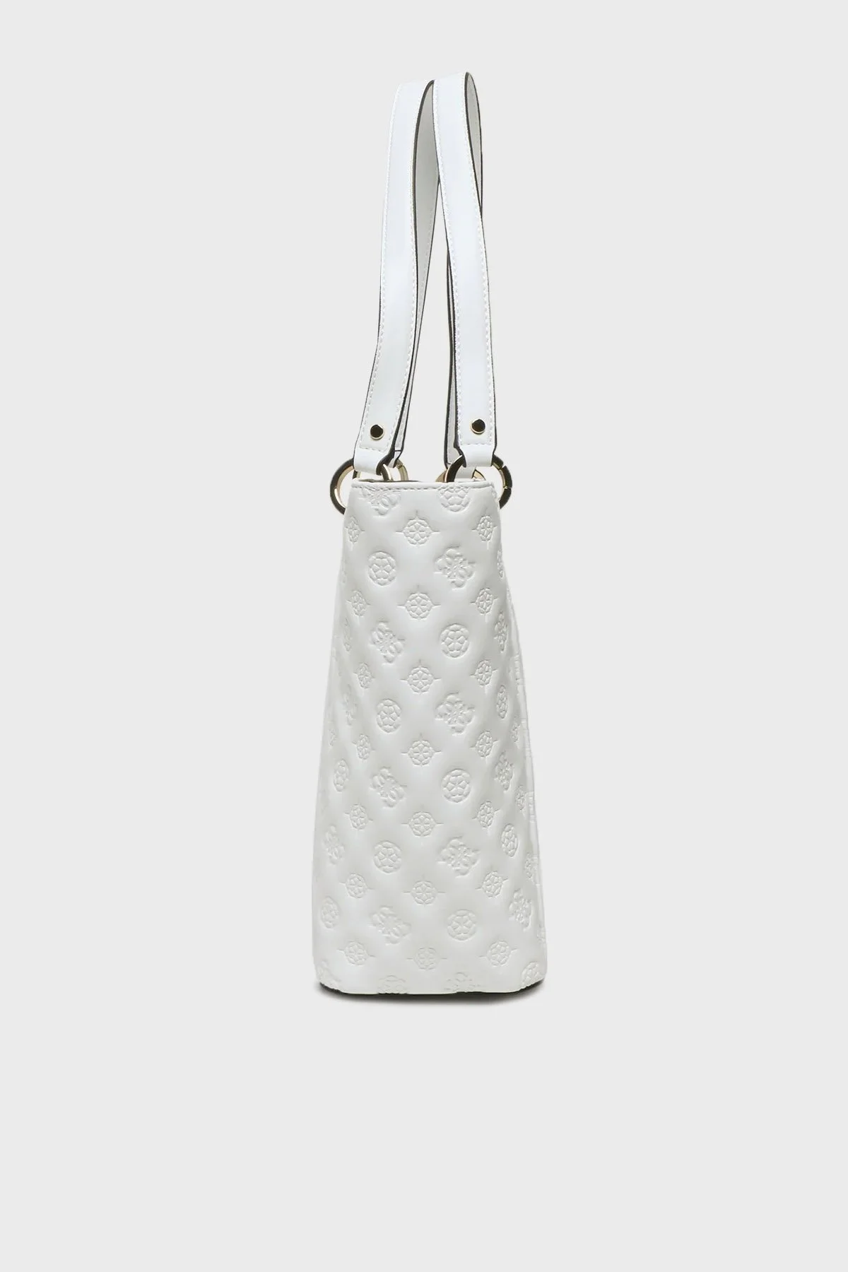 Guess Noelle Logolu Fermuarlı Bayan Çanta HWLF7879230 WHI BEYAZ - 3