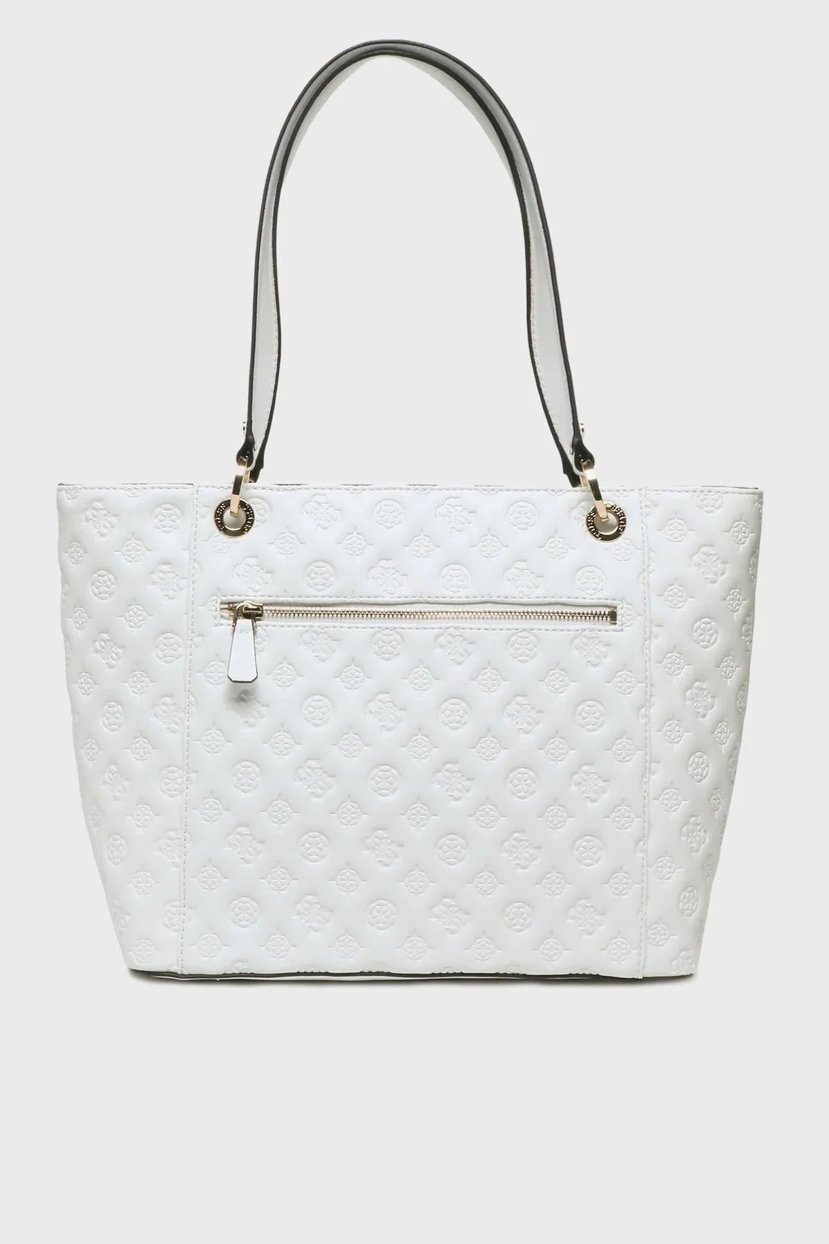 Guess Noelle Logolu Fermuarlı Bayan Çanta HWLF7879230 WHI BEYAZ - 4